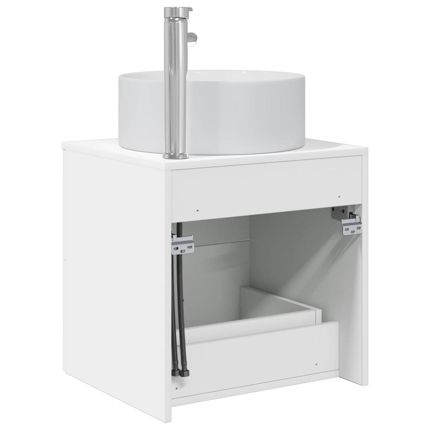 Vegghengt vaskeservant Hvit 49,5 x 44,5 x 65,5 cm