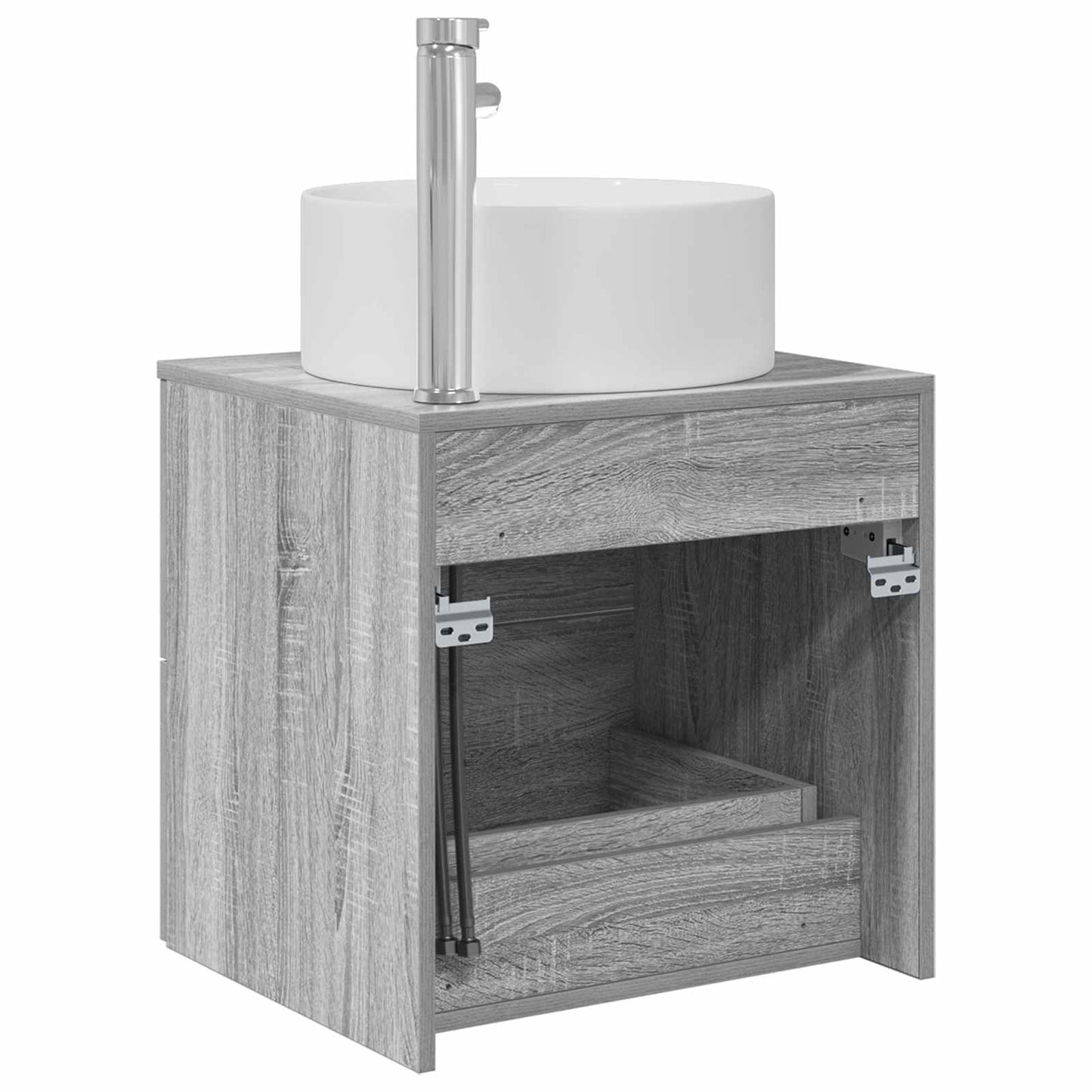 Vegghengt vaskeservant Grå Sonoma 49,5 x 44,5 x 65,5 cm