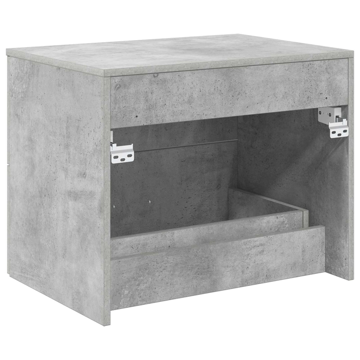 Vegghengt baderomsskap Betonggrå 62,5 x 44,5 x 50 cm