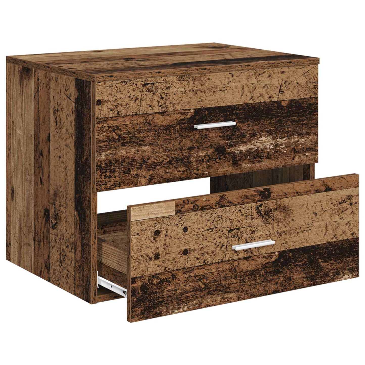 Vegghengt baderomsskap Gammelt tre 62,5 x 44,5 x 50 cm