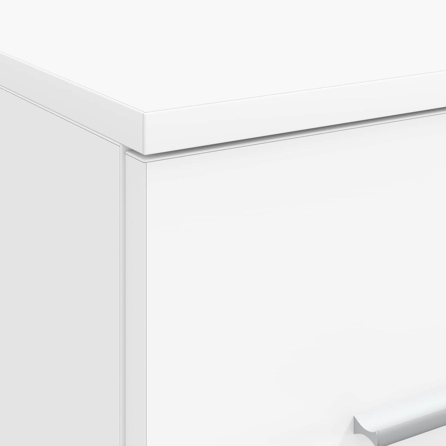 Baderomsskap I mellom Hvit 30 x 44,5 x 50 cm Konstruert tre