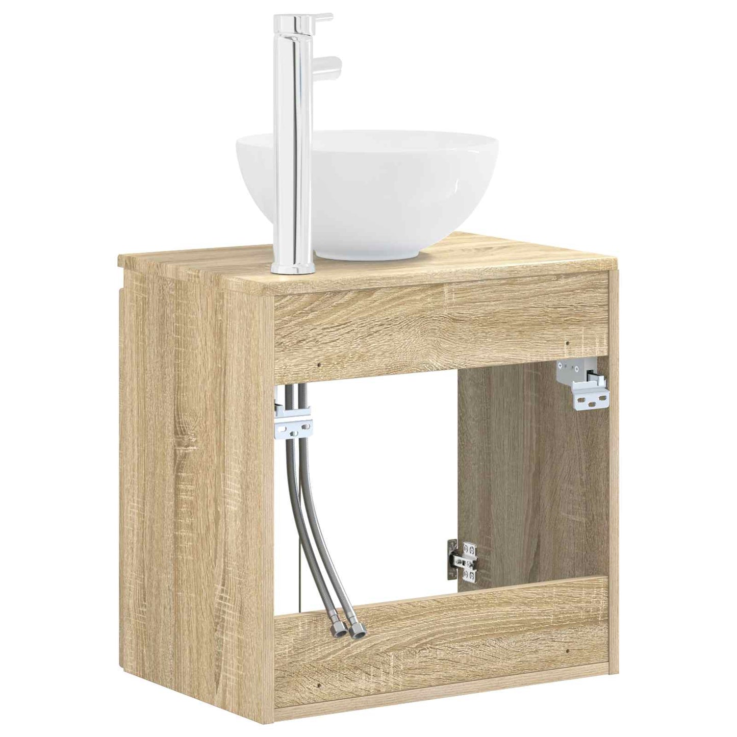 Vegghengt vaskeservant Sonoma eik 49,5 x 35 x 63 cm