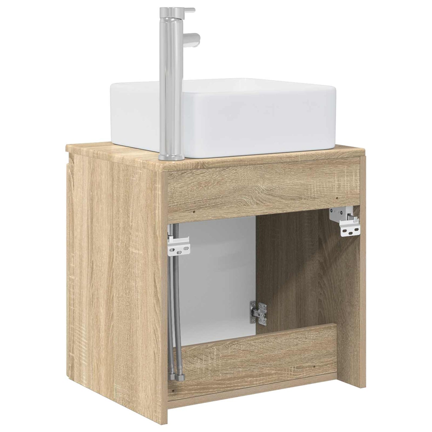 Vegghengt vaskeservant Sonoma eik 49,5 x 41 x 63 cm