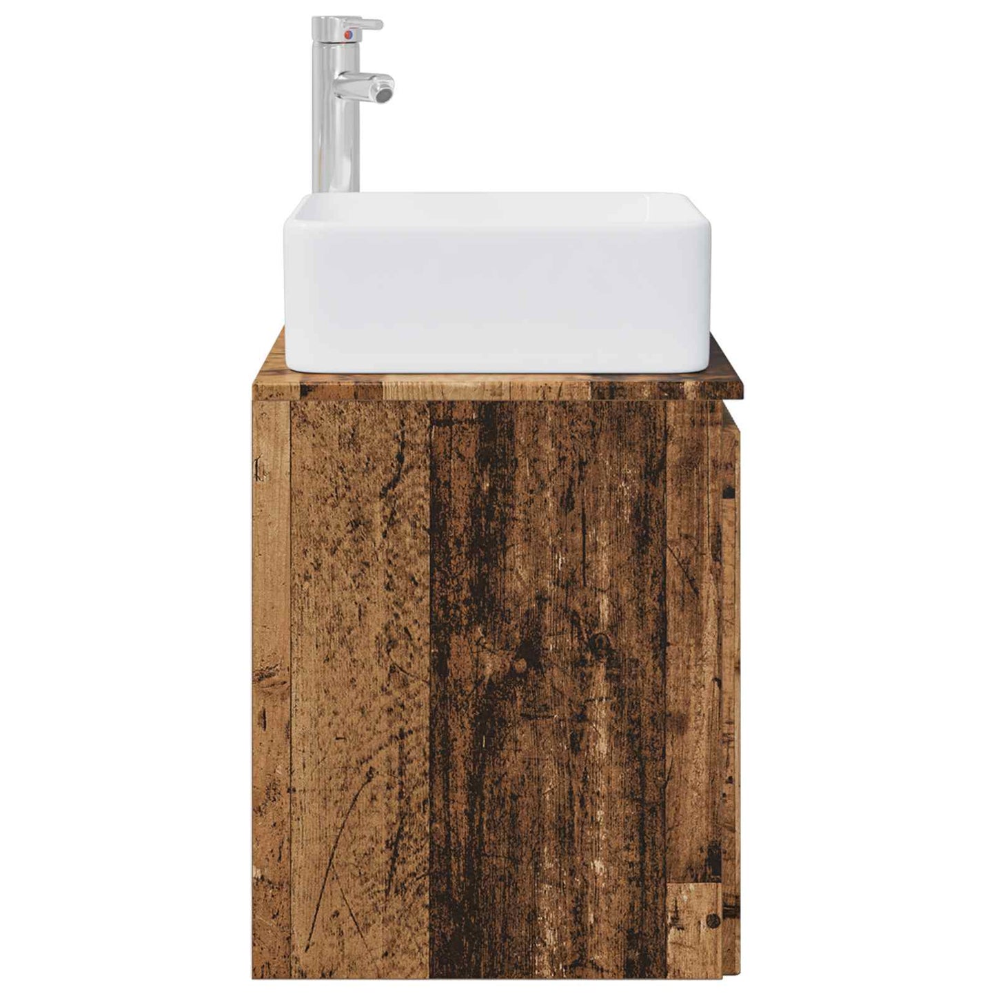 Vegghengt vaskeservant Gammelt tre 49,5 x 41 x 63 cm