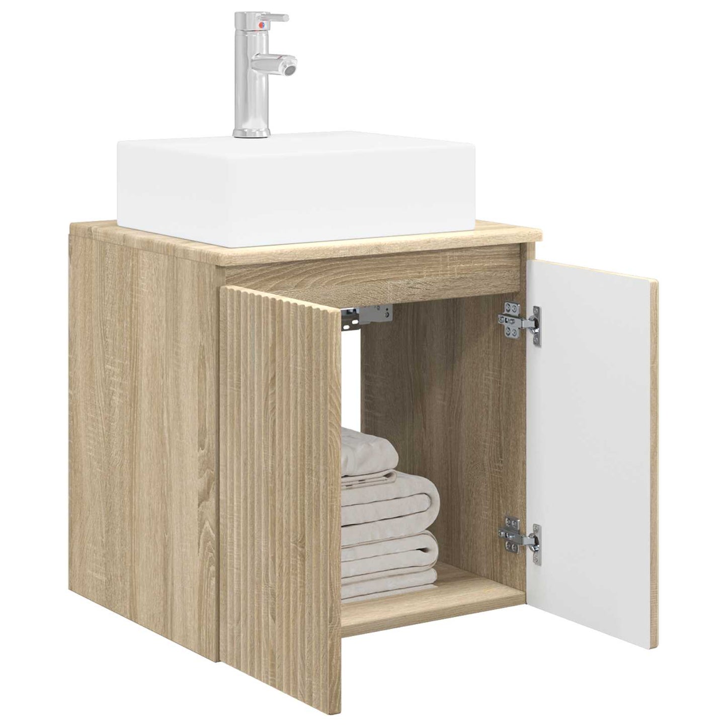 Vegghengt vaskeservant Sonoma eik 49,5 x 41 x 62,5 cm