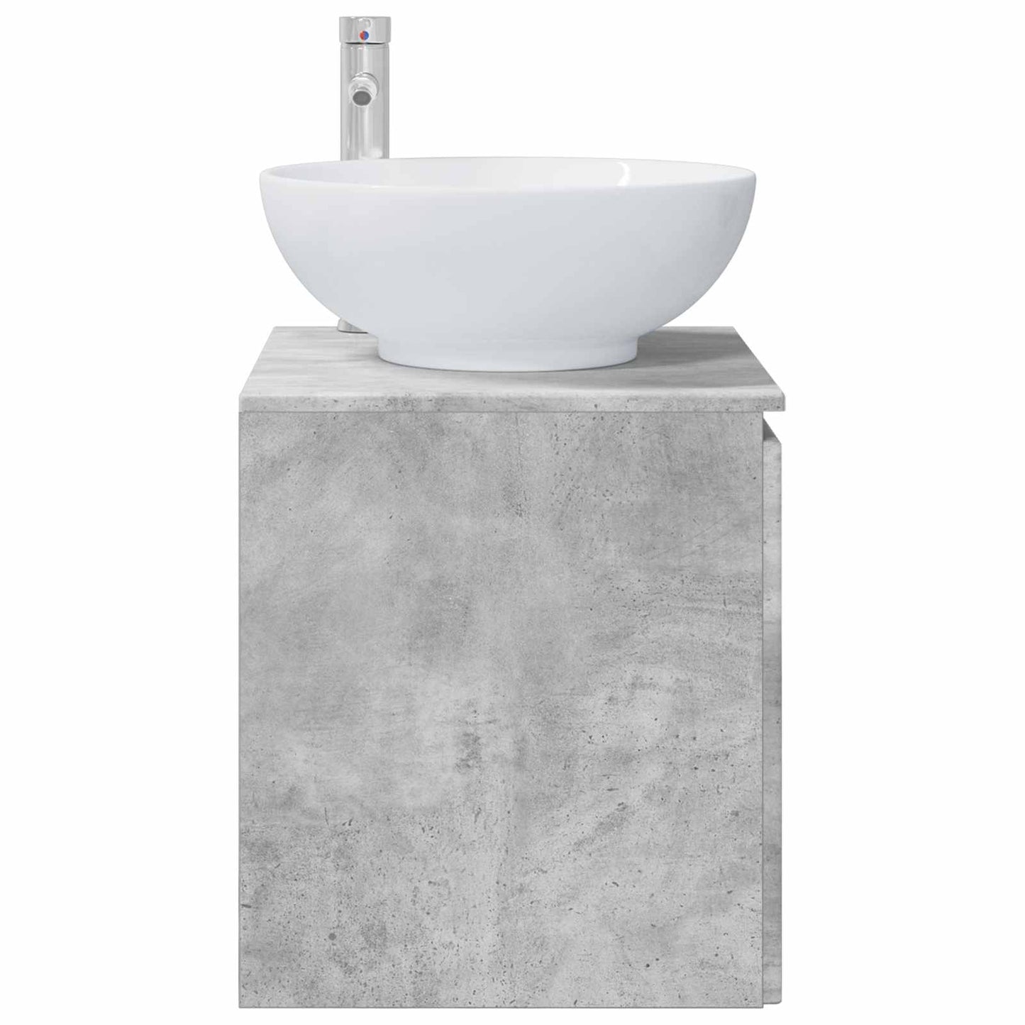 Vegghengt vaskeservant Betonggrå 49,5 x 44,5 x 65 cm