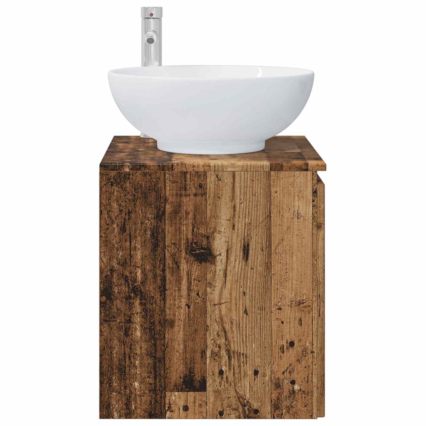 Vegghengt vaskeservant Gammelt tre 49,5 x 44,5 x 65 cm