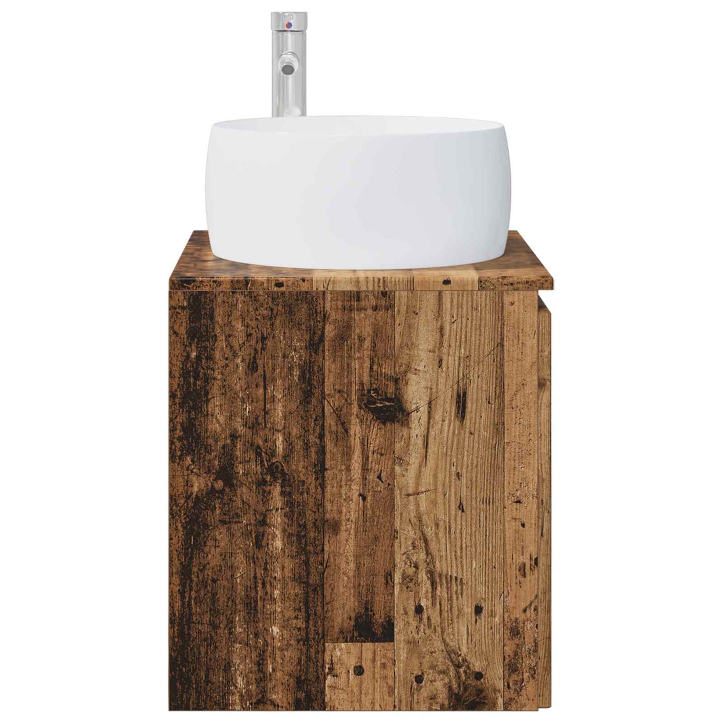 Vegghengt vaskeservant Gammelt tre 49,5 x 44,5 x 66 cm