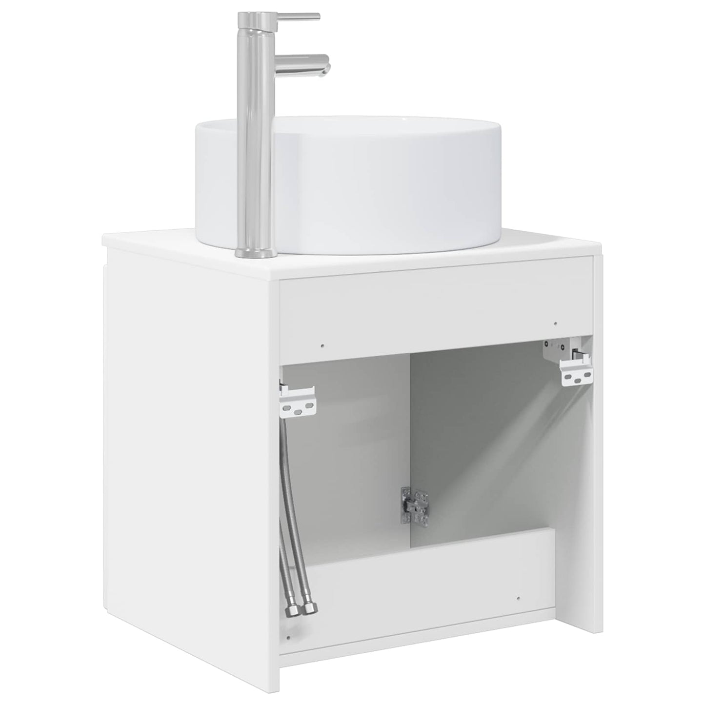 Vegghengt servantkommode Hvit 49,5 x 44,5 x 65,5 cm