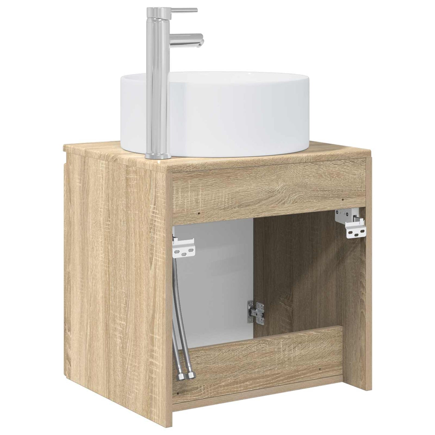 Vegghengt servantkommode Sonoma eik 49,5 x 44,5 x 65,5 cm