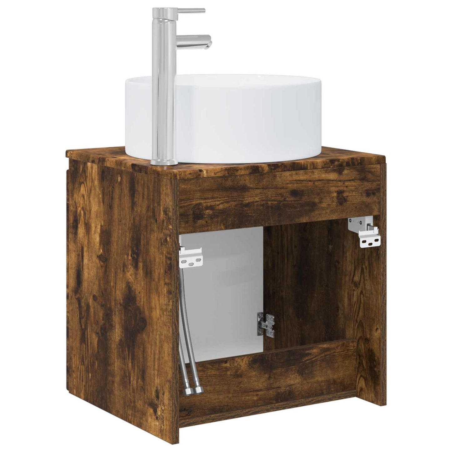 Vegghengt servantkommode Røkt Eik 49,5 x 44,5 x 65,5 cm