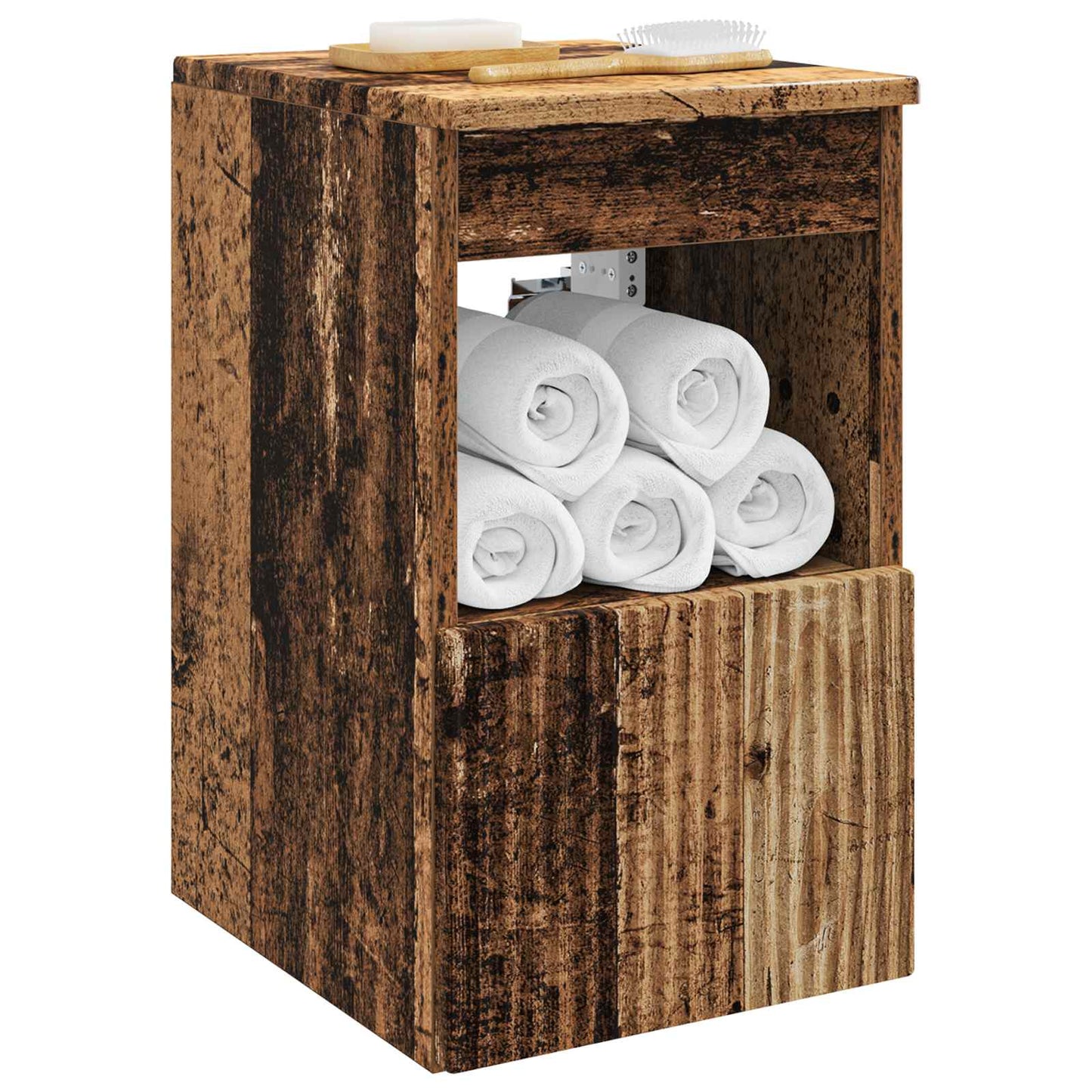 Baderomsskap Gammelt tre 30 x 41 x 50 cm Konstruert tre