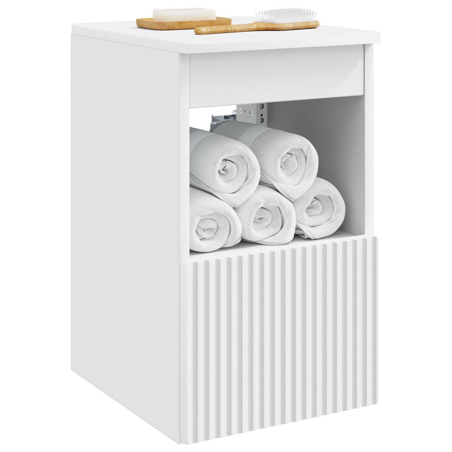 Baderomsskap Hvit 30 x 44,5 x 50 cm Konstruert tre