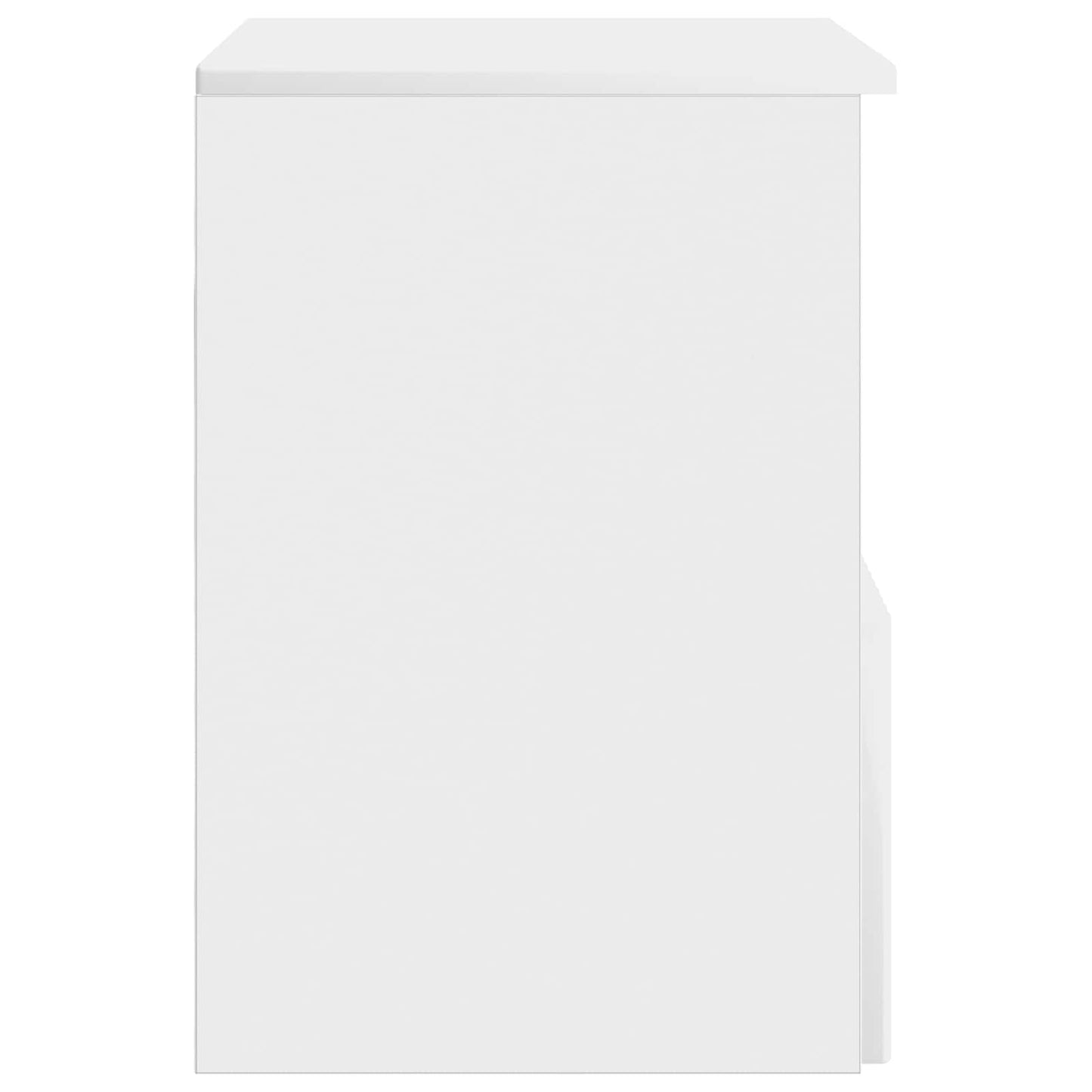 Baderomsskap Høgglans hvit 30 x 44,5 x 50 cm Konstruert tre