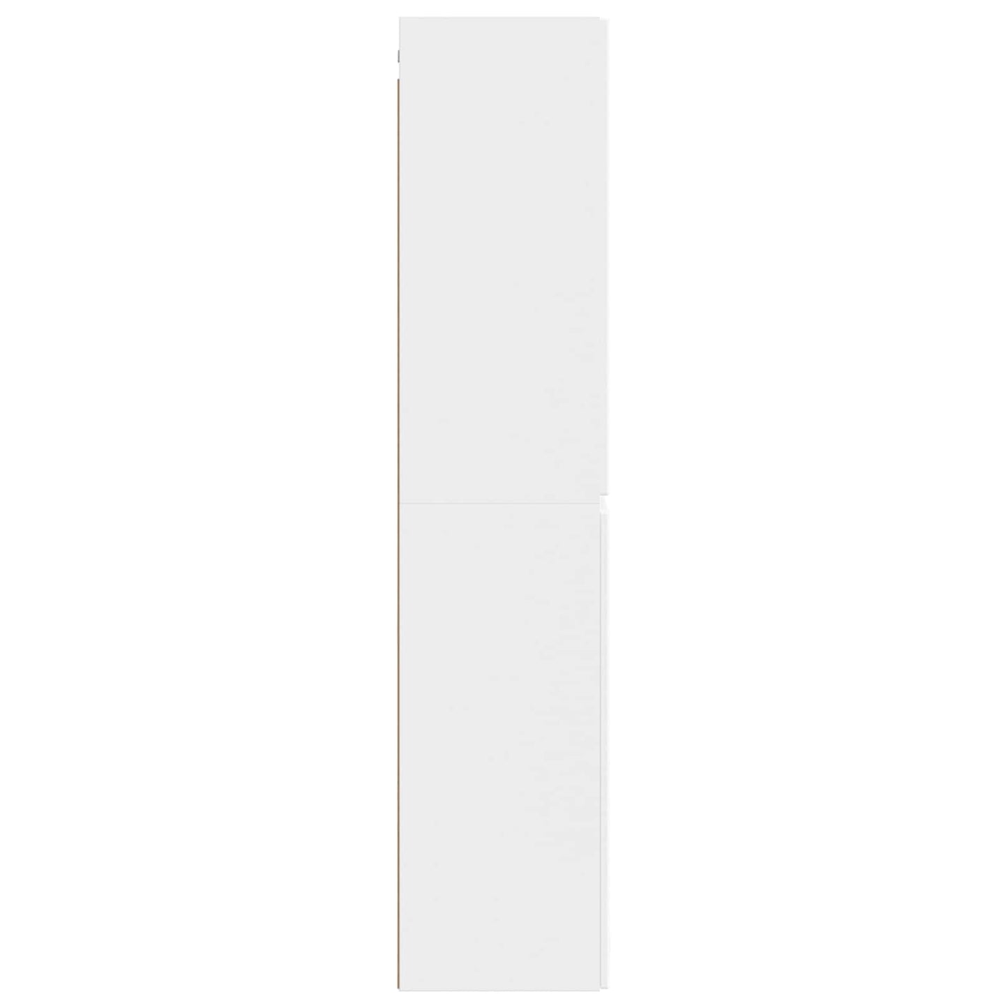 Vegghengt Badskap Hvit 33 x 34,5 x 160 cm Konstruert tre