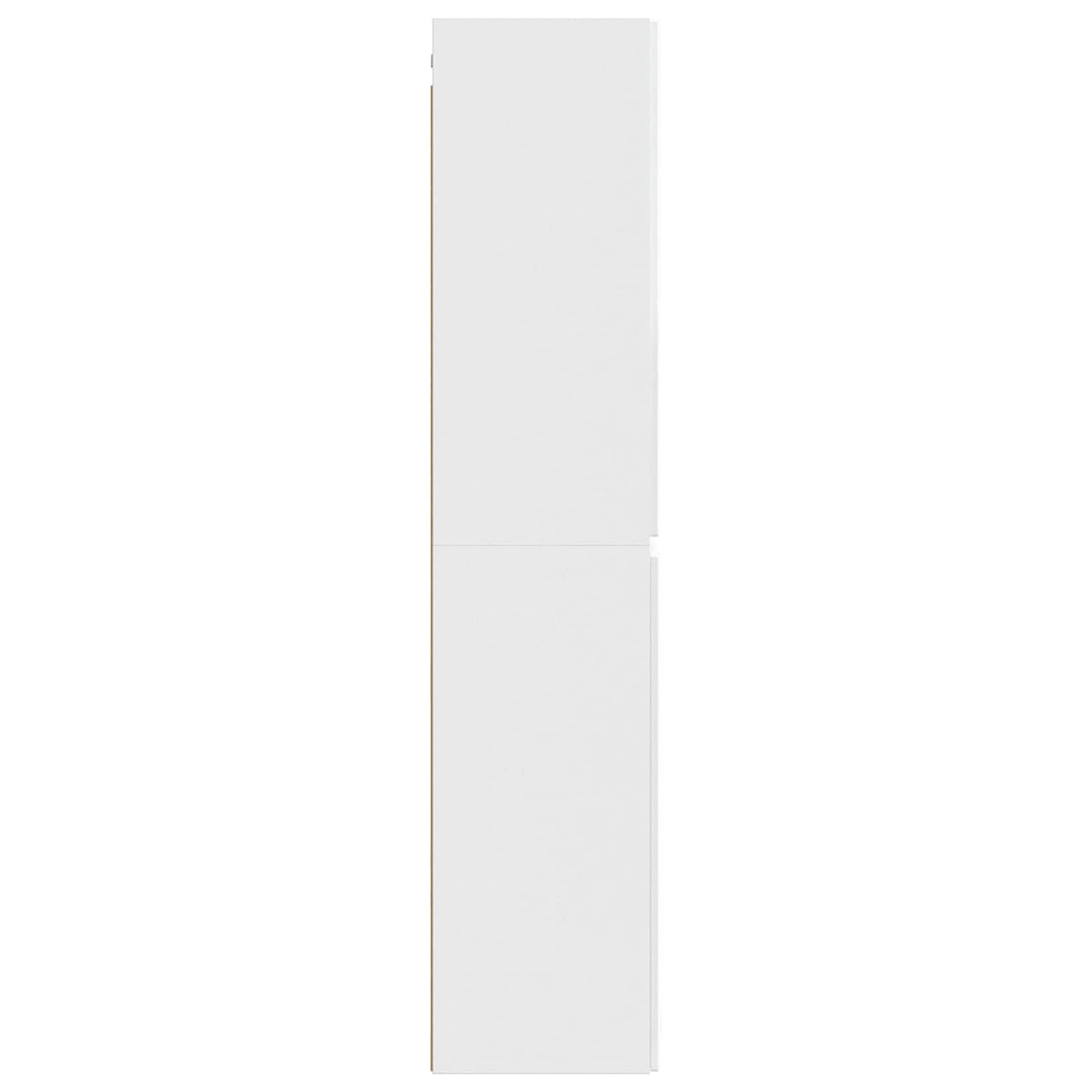 Vegghengt Badskap Høgglans hvit 33 x 34,5 x 160 cm