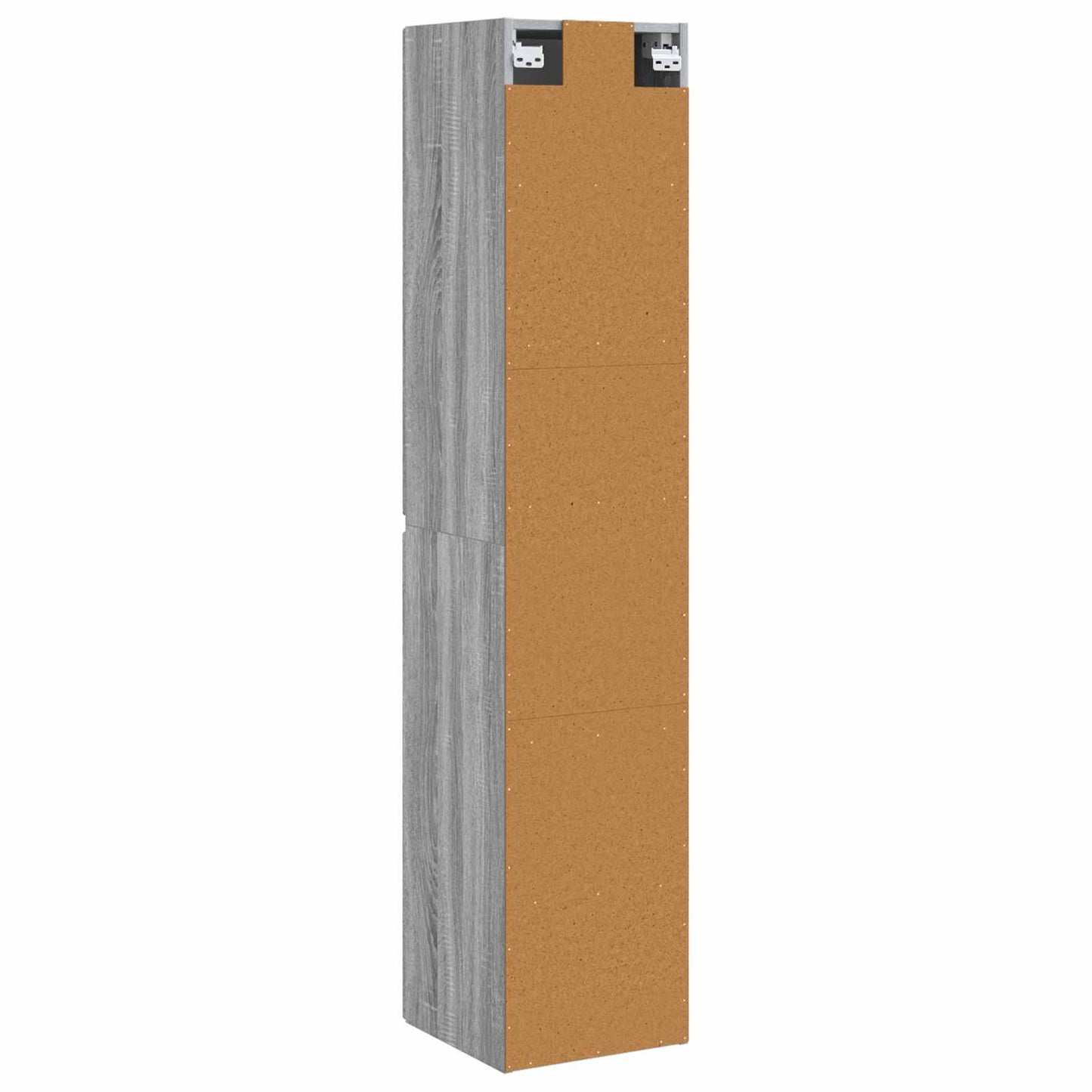 Vegghengt Badskap Grå Sonoma 33 x 34,5 x 160 cm Konstruert tre