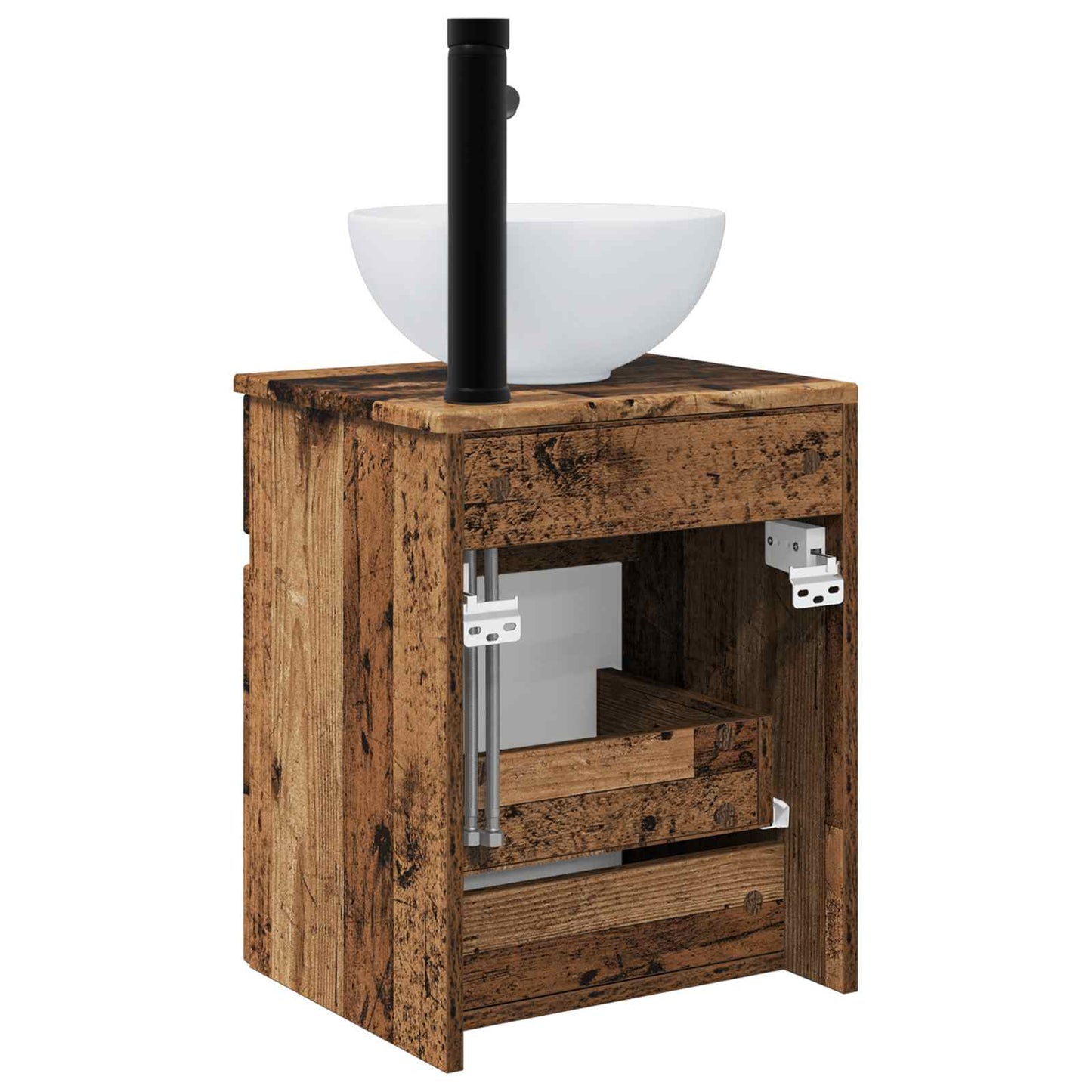 Vegghengt servantkommode Gammelt tre 39 x 41 x 64,5 cm