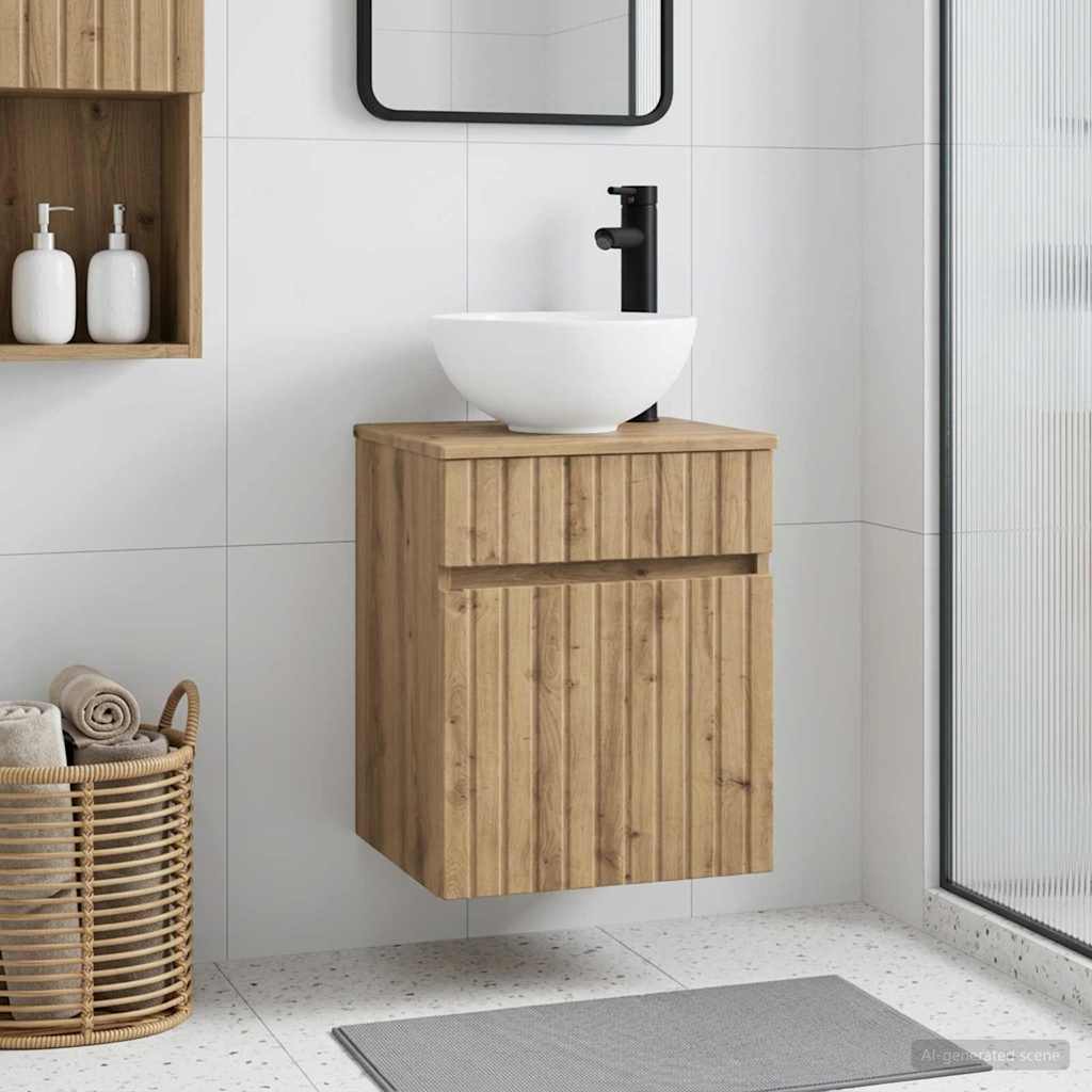 Vegghengt servantkommode Artisan eik 39 x 41 x 64,5 cm