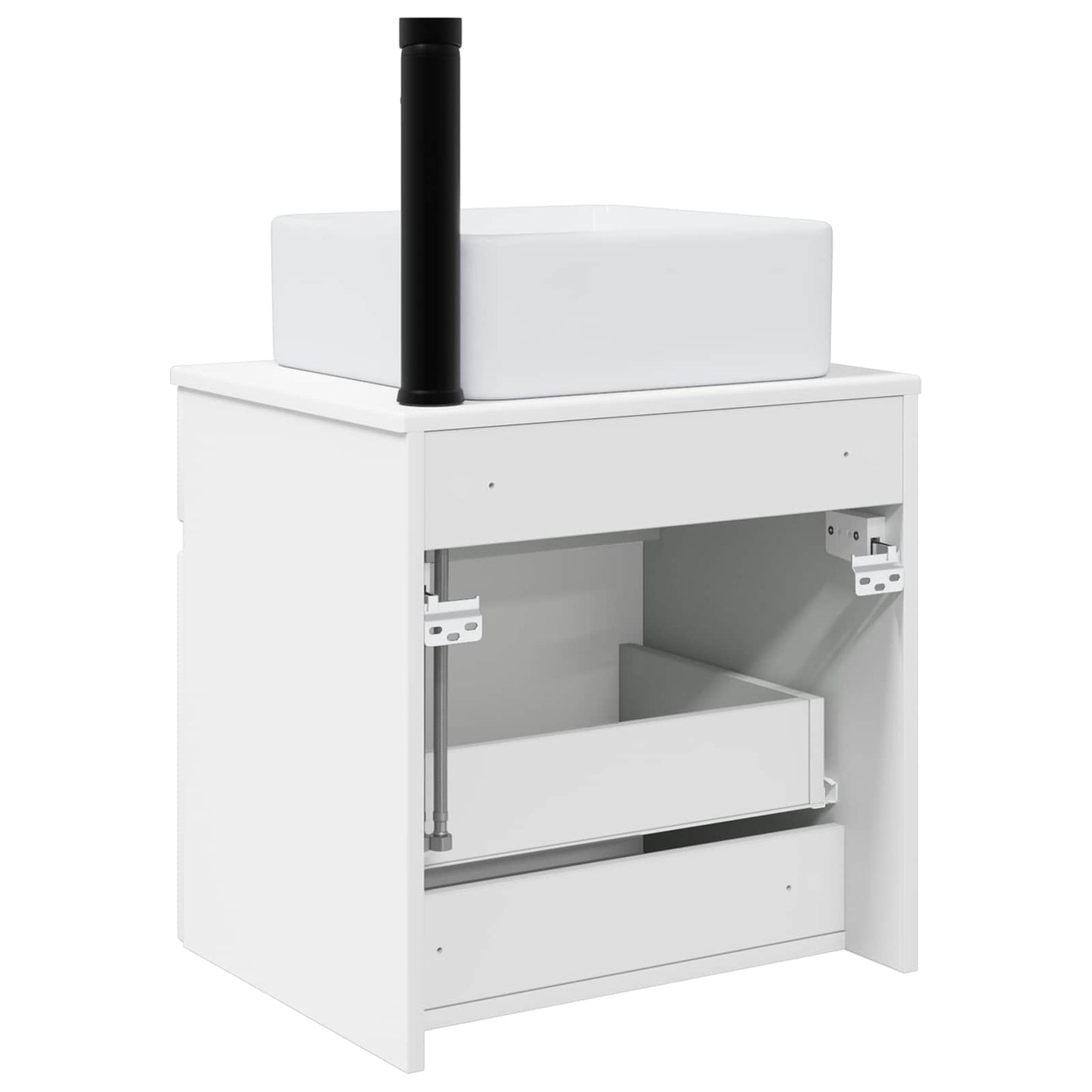Vegghengt servantkommode Hvit 49 x 41 x 63 cm Konstruert tre