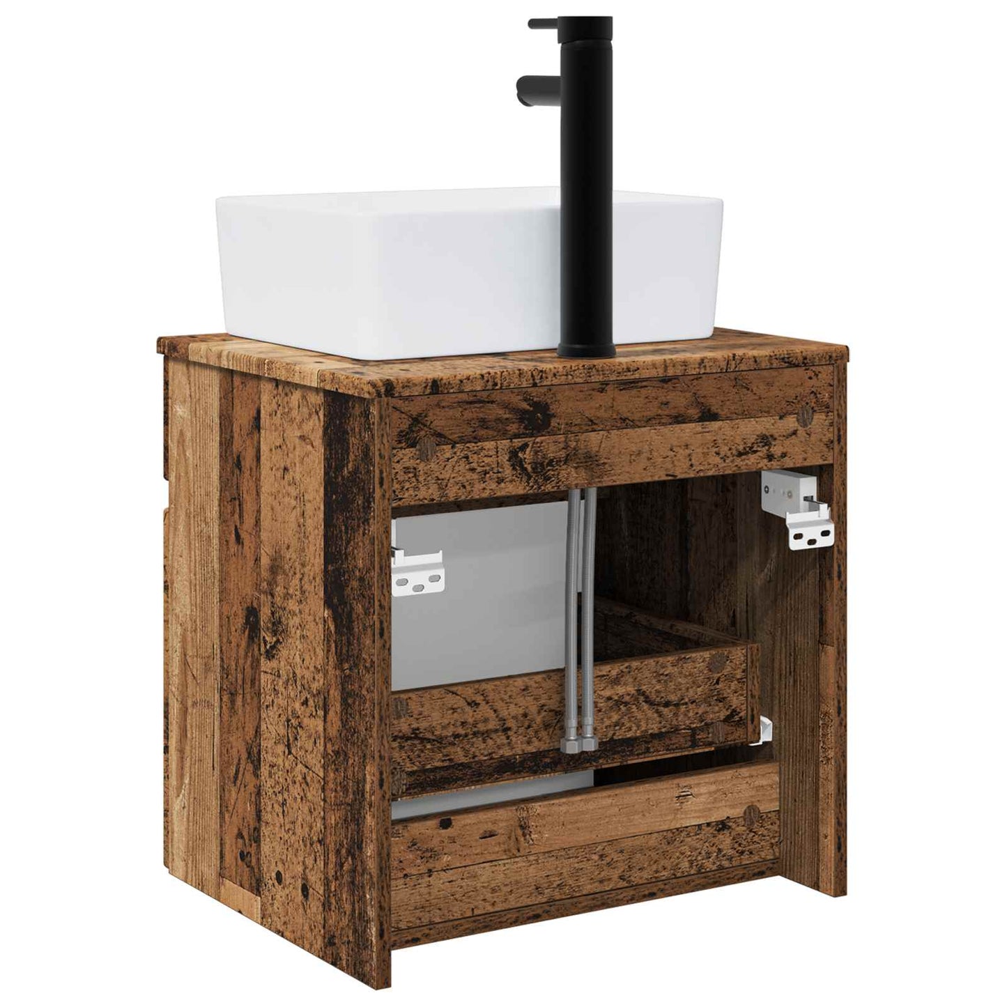 Vegghengt servantkommode Gammelt tre 49 x 41 x 63 cm