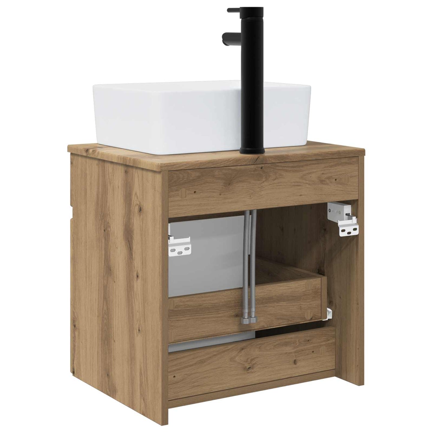 Vegghengt servantkommode Artisan eik 49 x 41 x 63 cm