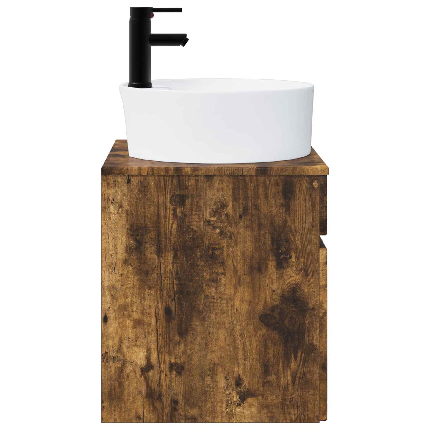 Vegghengt servantkommode Røkt Eik 49 x 44,5 x 65 cm