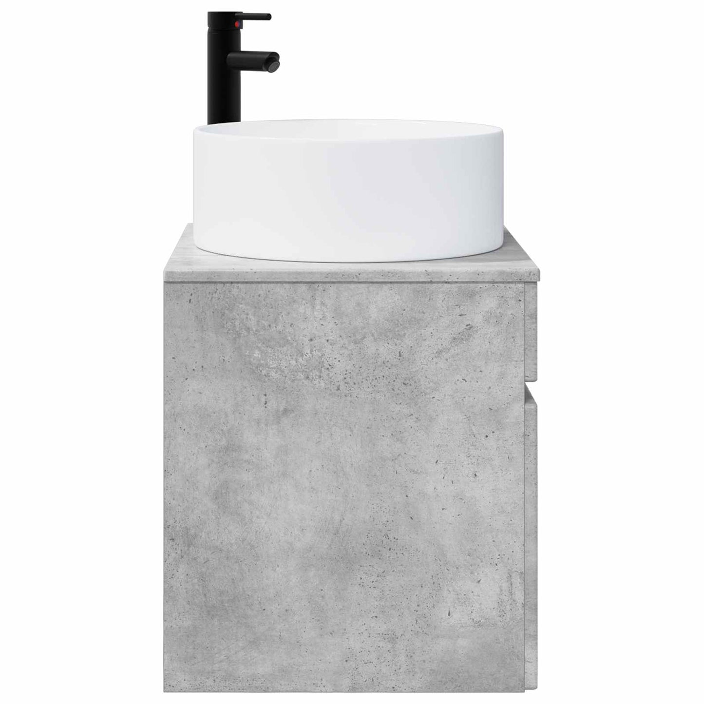 Vegghengt servantkommode Betonggrå 49 x 44,5 x 65,5 cm
