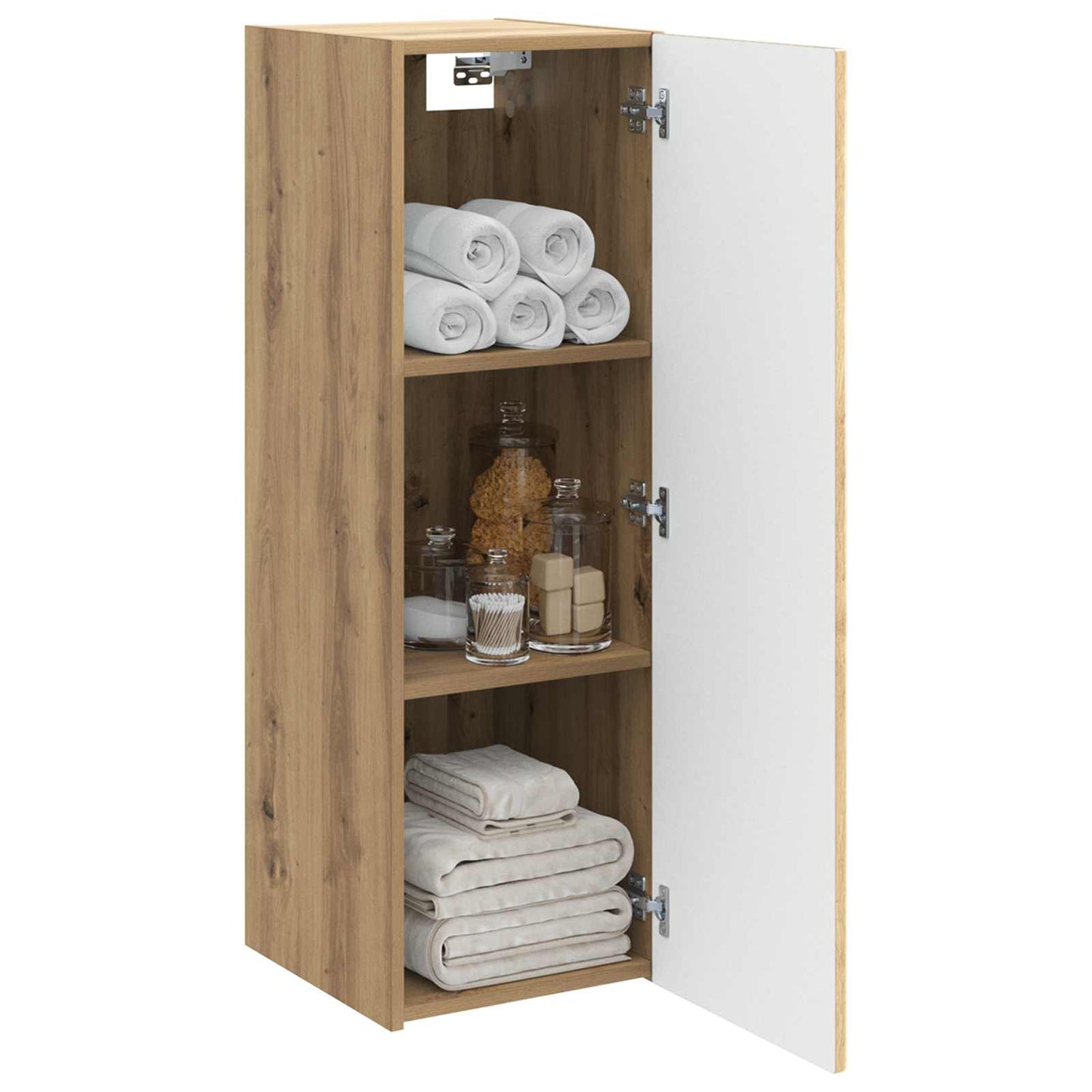 Vegghengt Badskap Artisan eik 33 x 34,5 x 60 cm Konstruert tre