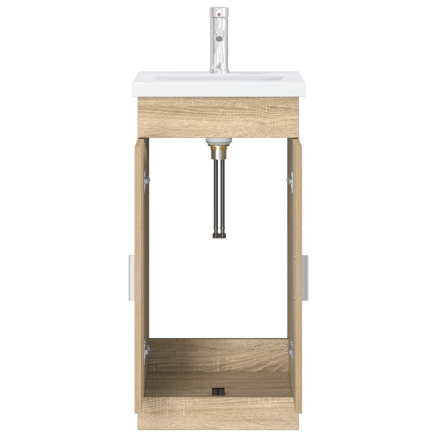 Badmøbel med vask Sonoma eik 42 x 40 x 84,5 cm Konstruert tre