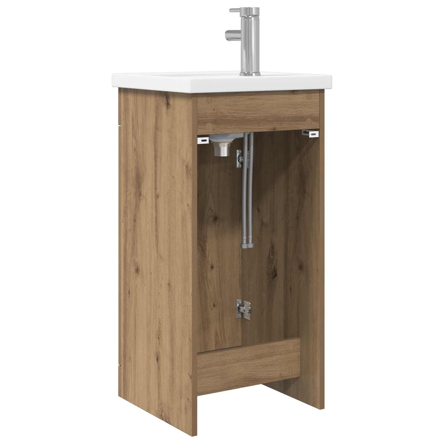 Badmøbel med vask Artisan eik 42 x 40 x 84,5 cm Konstruert tre