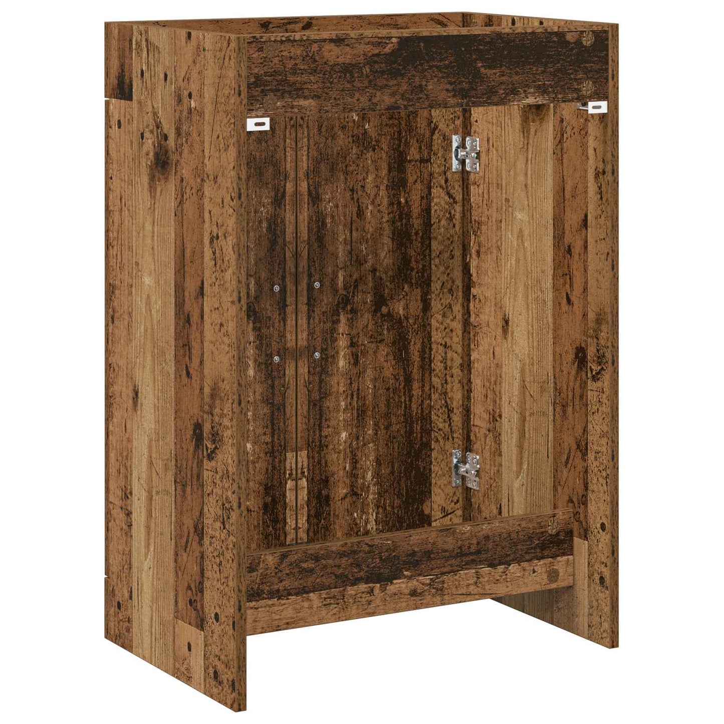 Badskapinet under vask Gammelt tre 56 x 37,5 x 81 cm