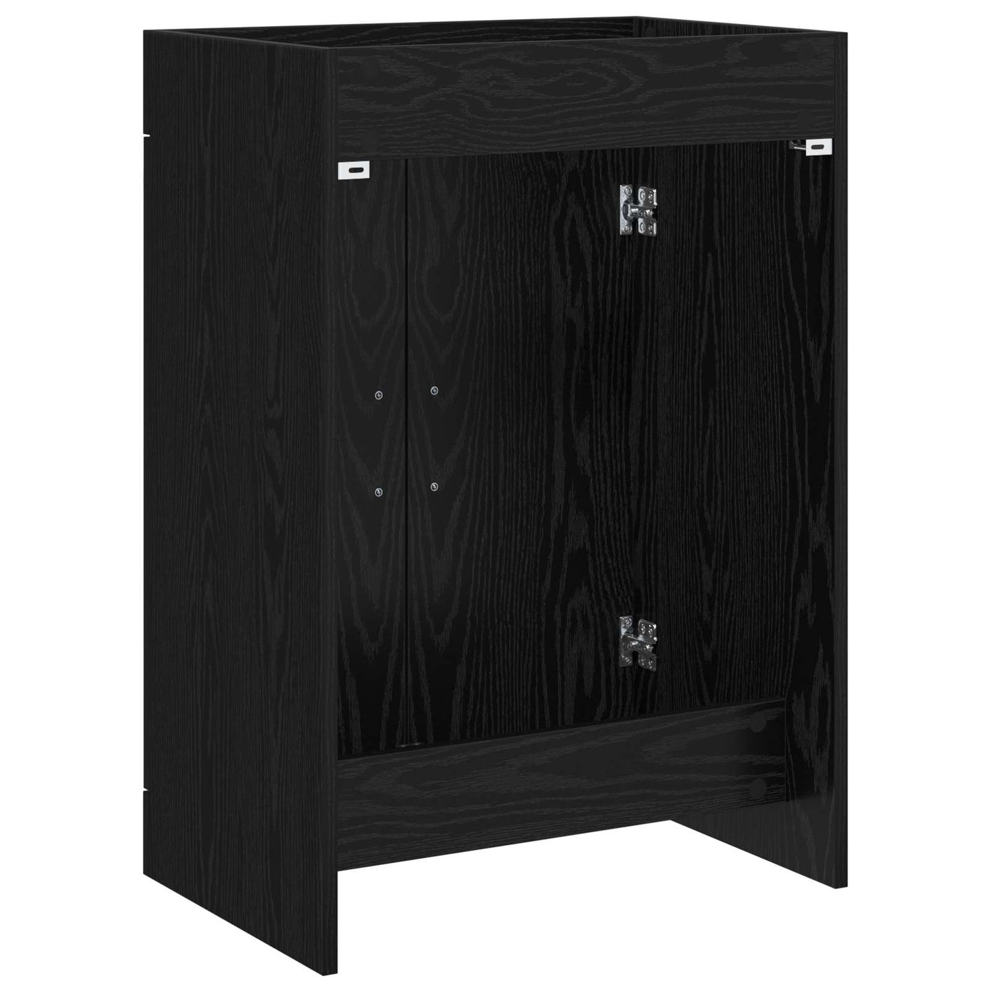 Badskapinet under vask Svart eik 78,5 x 37,5 x 81 cm