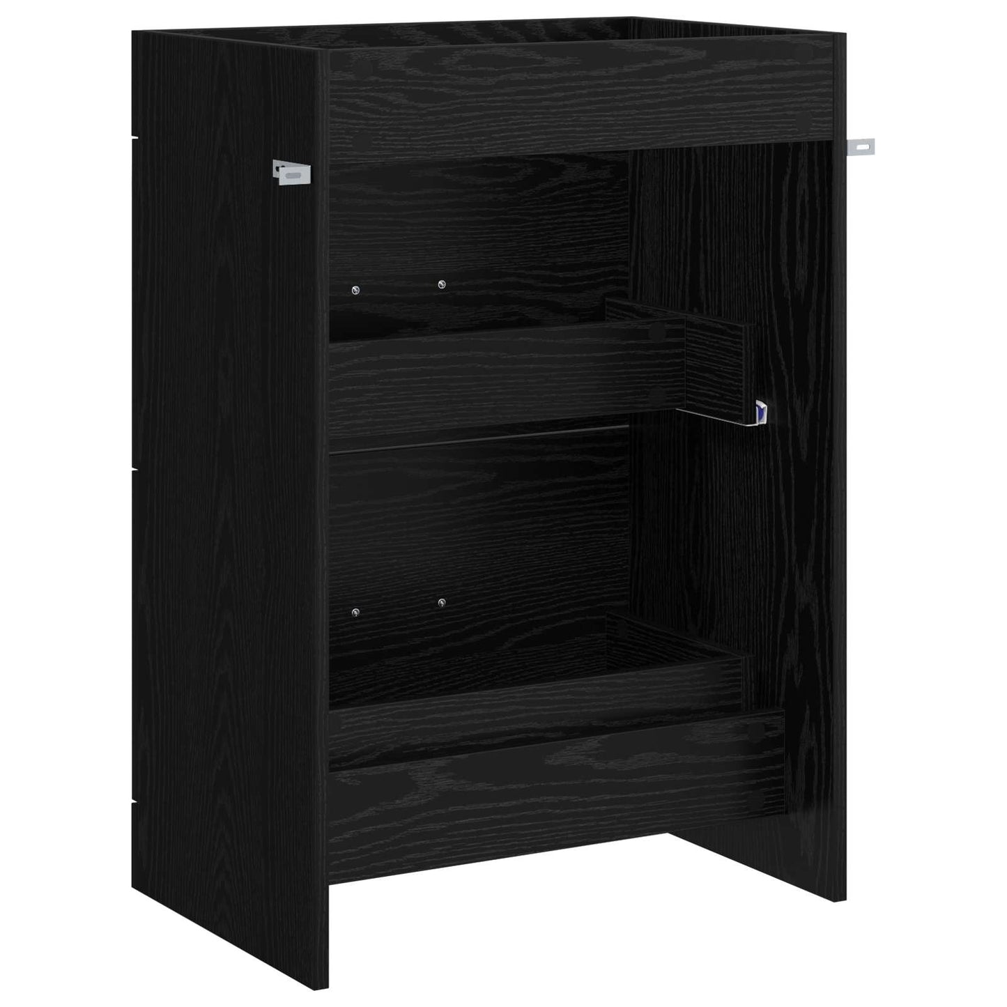 Badskapinet under vask Svart eik 56 x 37,5 x 81 cm