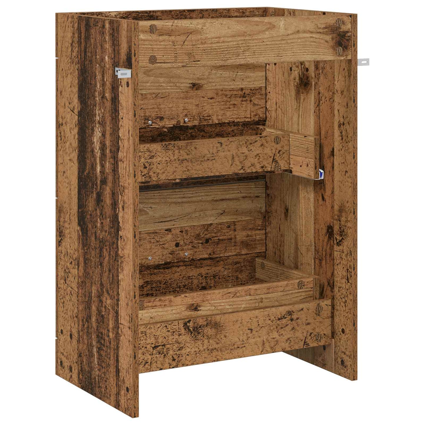 Badskapinet under vask Gammelt tre 56 x 37,5 x 81 cm