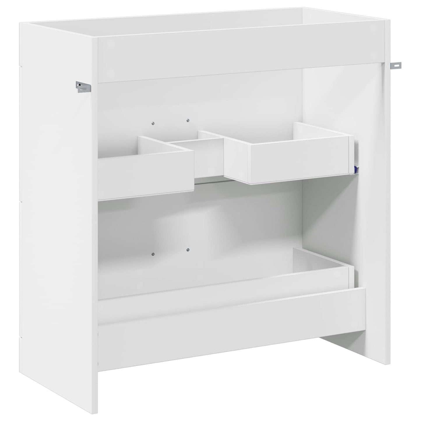 Badskapinet under vask Hvit 78,5 x 37,5 x 81 cm Konstruert tre