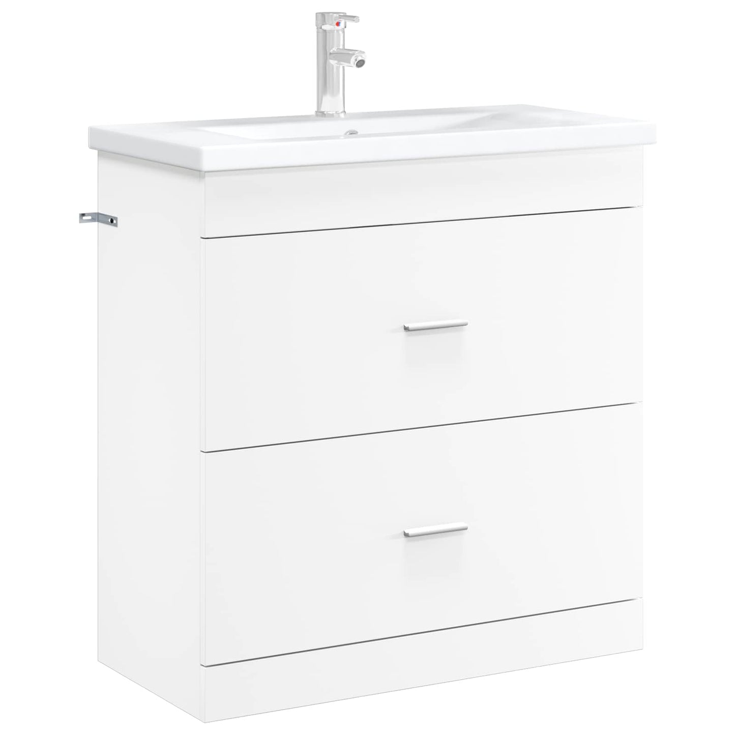 Badskapinet under vask Hvit 78,5 x 37,5 x 81 cm Konstruert tre