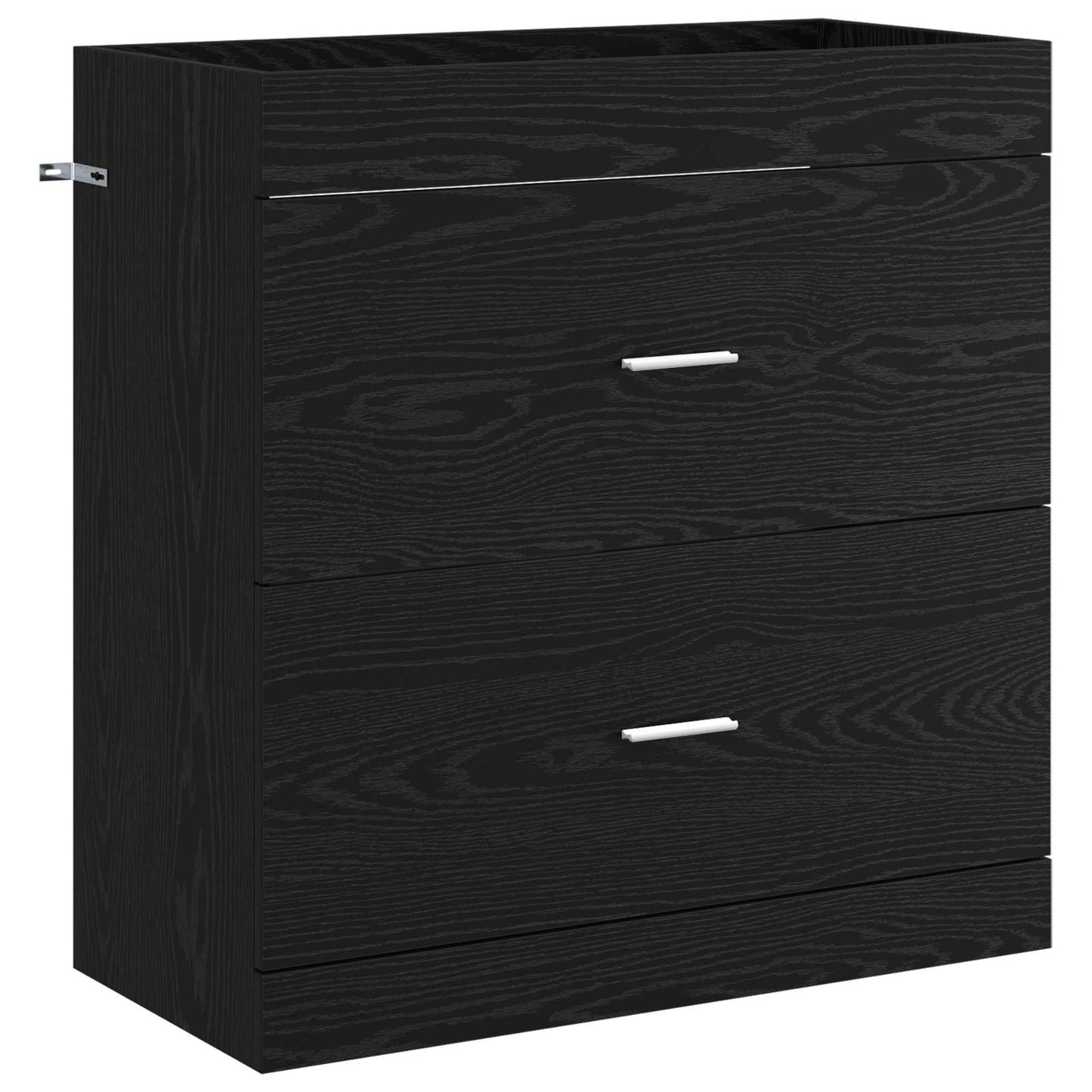 Badskapinet under vask Svart eik 78,5 x 37,5 x 81 cm