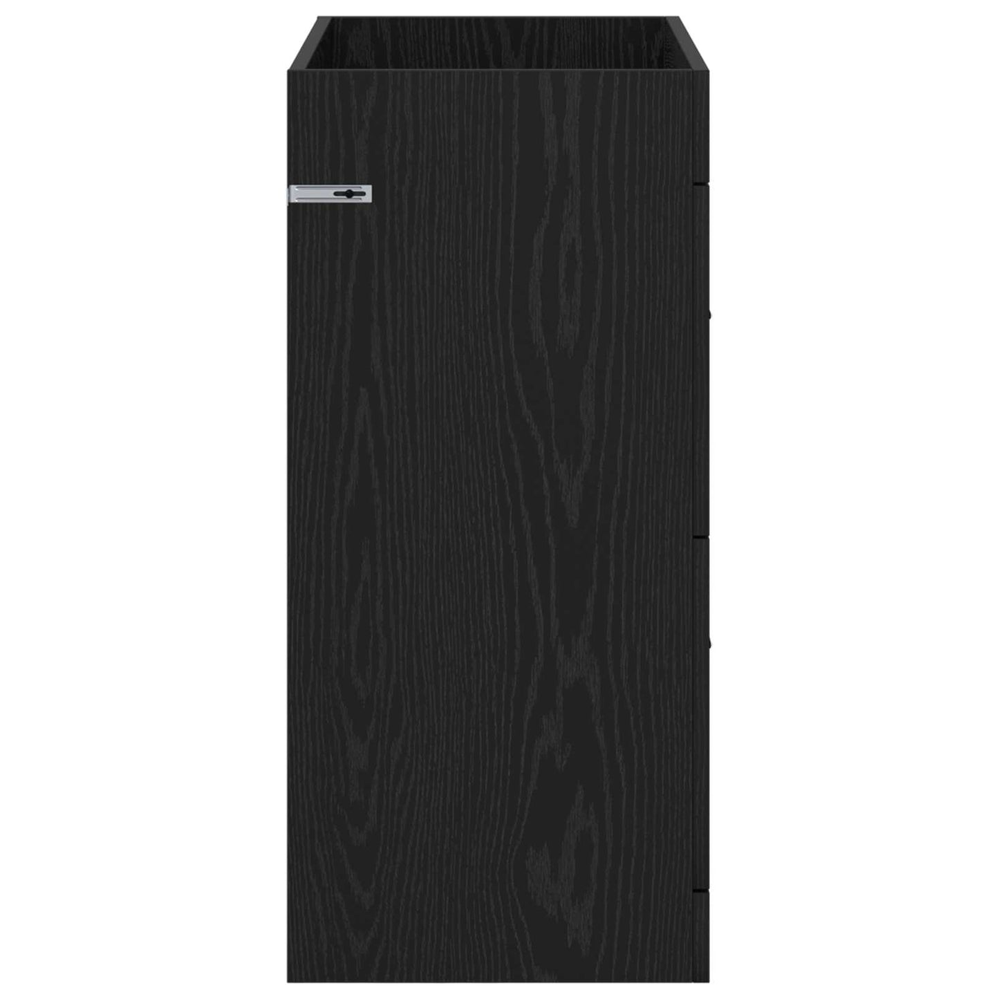Badskapinet under vask Svart eik 78,5 x 37,5 x 81 cm