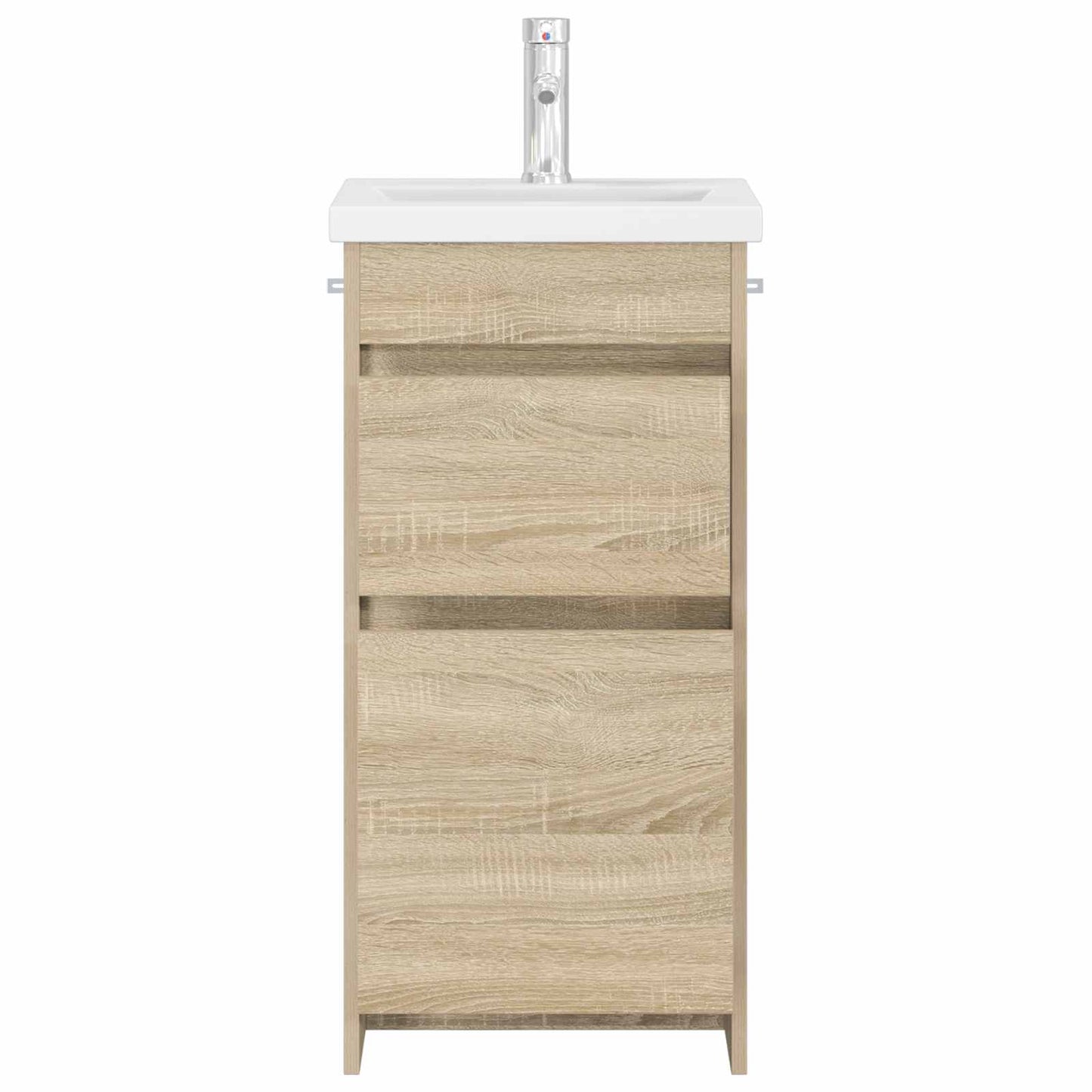 Badmøbel med vask Sonoma eik 42 x 40 x 84,5 cm Konstruert tre