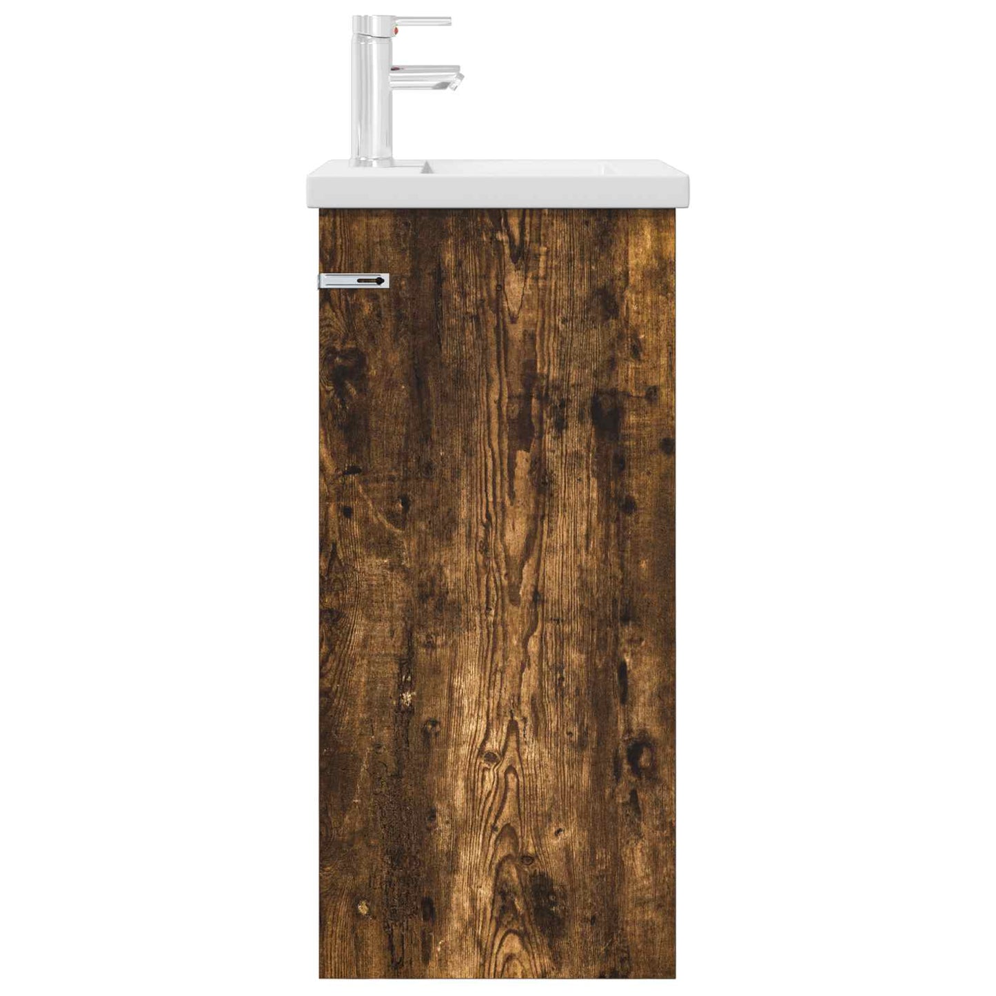 Badmøbel med vask Røkt Eik 42 x 40 x 84,5 cm Konstruert tre