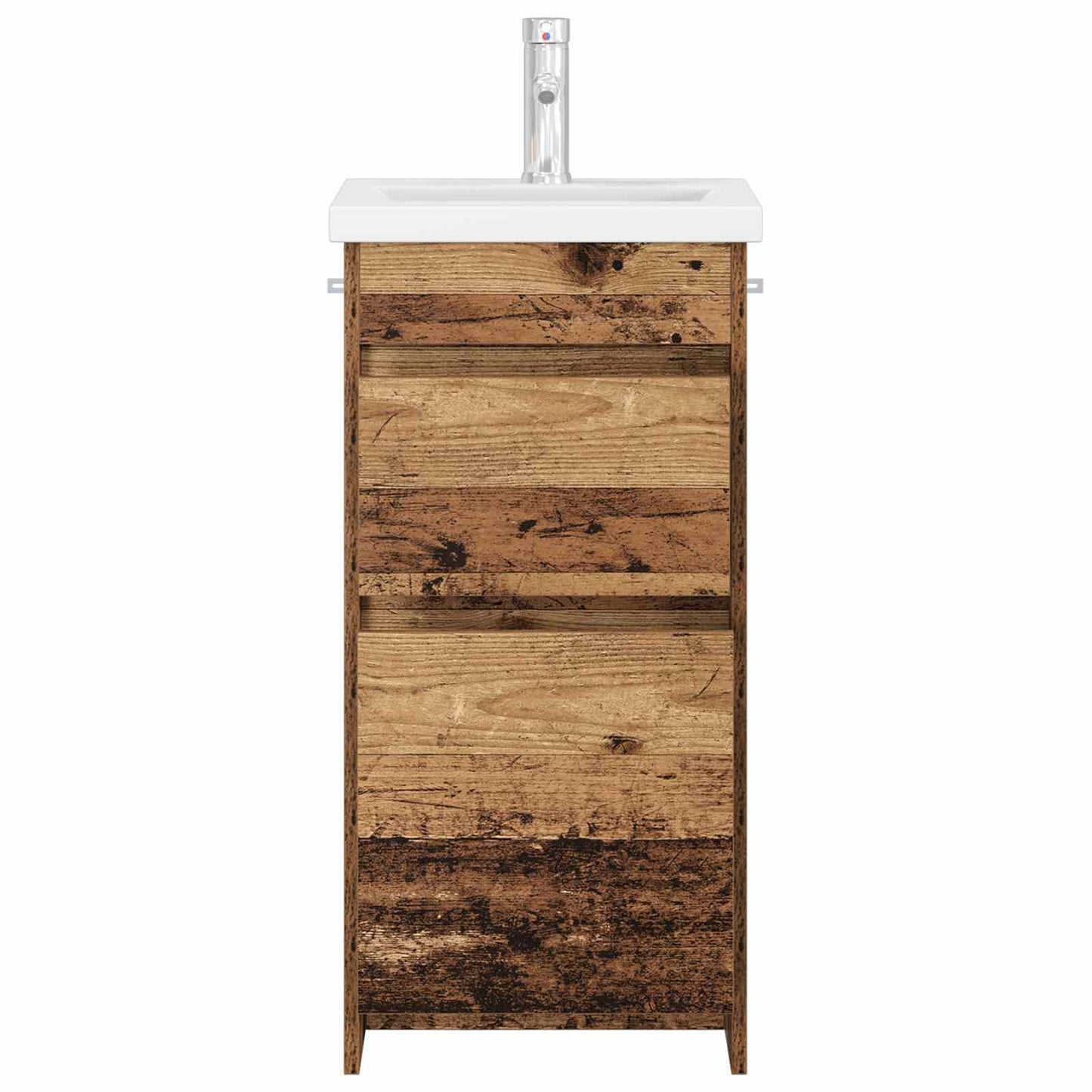 Badmøbel med vask Gammelt tre 42 x 40 x 84,5 cm Konstruert tre