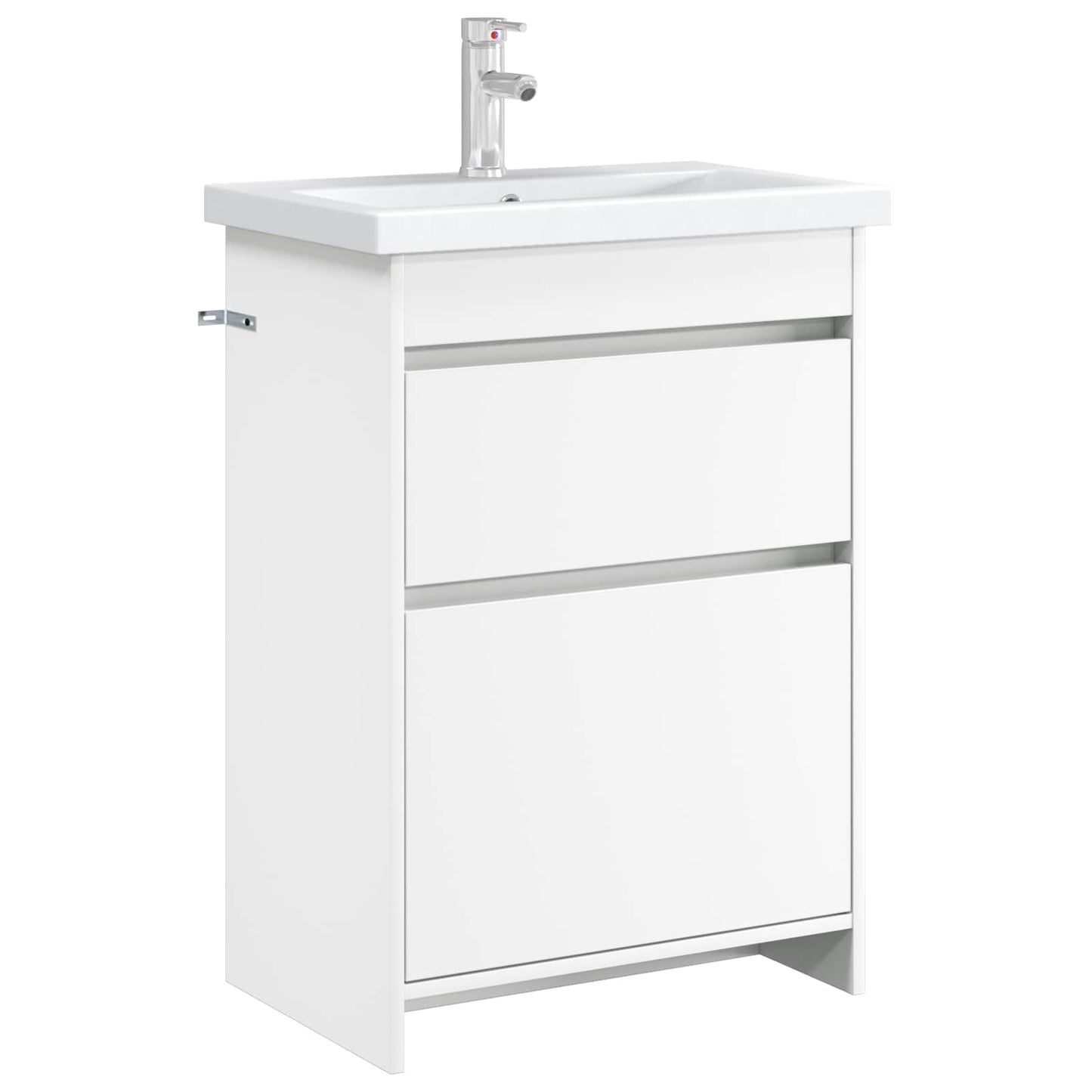 Badskapinet under vask Hvit 56 x 37,5 x 81 cm Konstruert tre