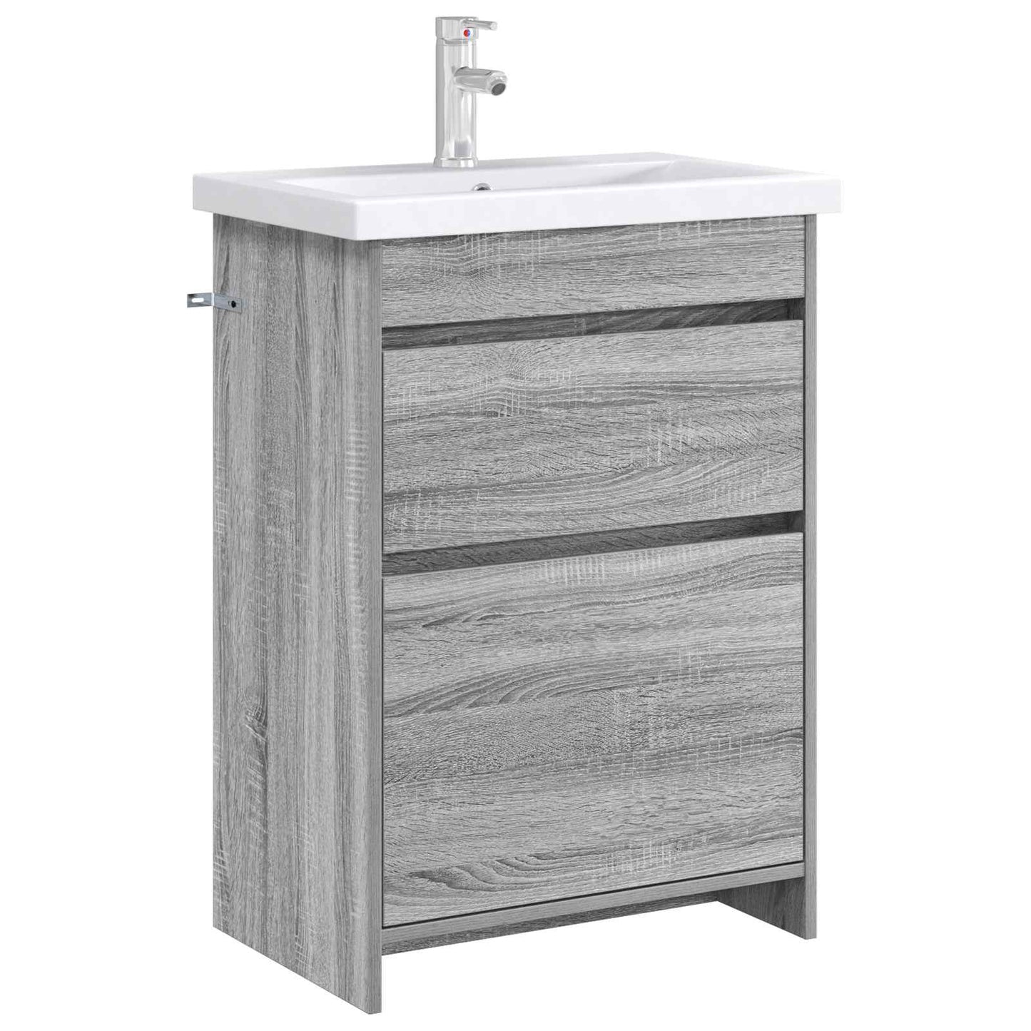 Badskapinet under vask Grå Sonoma 56 x 37,5 x 81 cm