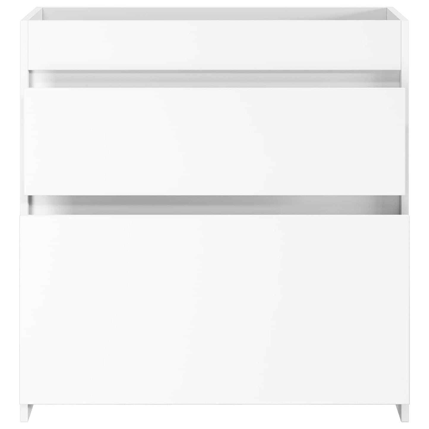 Badskapinet under vask Hvit 78,5 x 37,5 x 81 cm Konstruert tre