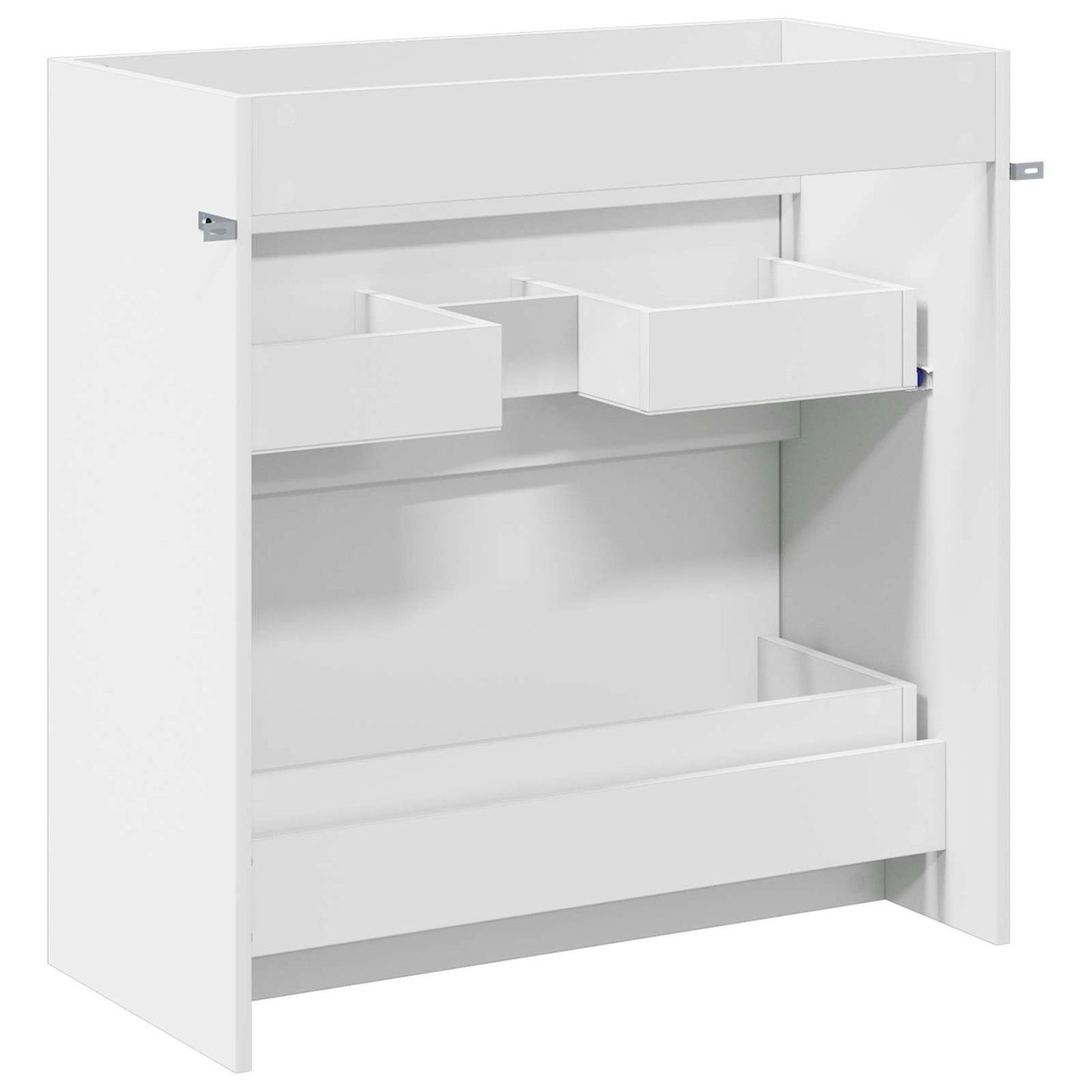 Badskapinet under vask Hvit 78,5 x 37,5 x 81 cm Konstruert tre