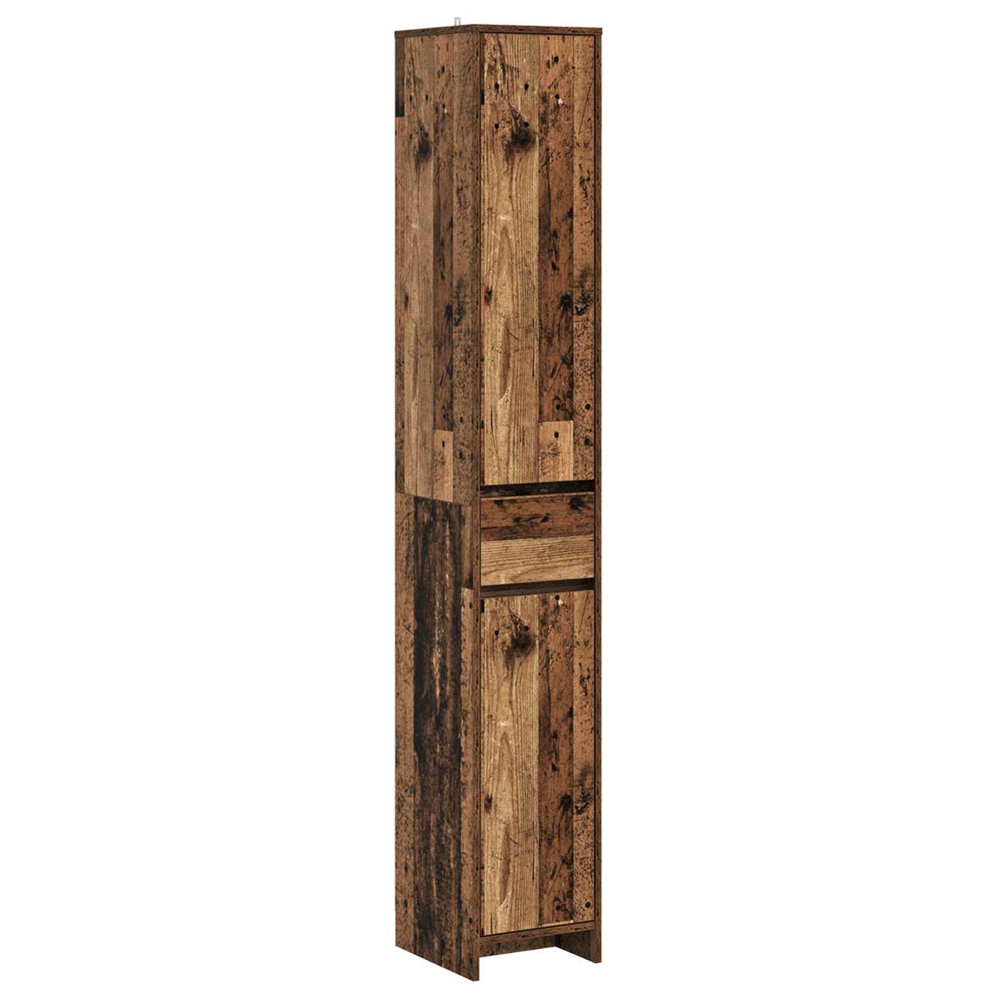 Baderomsskap Gammelt tre 30 x 33 x 190 cm Konstruert tre