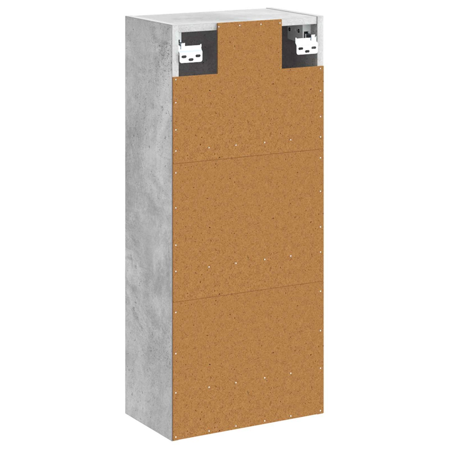 Vegghengt servantkommode Betonggrå 35 x 20 x 81 cm