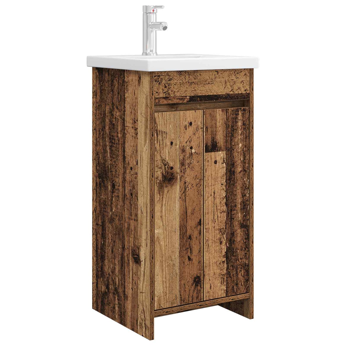 Badmøbel med vask Gammelt tre 42 x 40 x 84,5 cm Konstruert tre