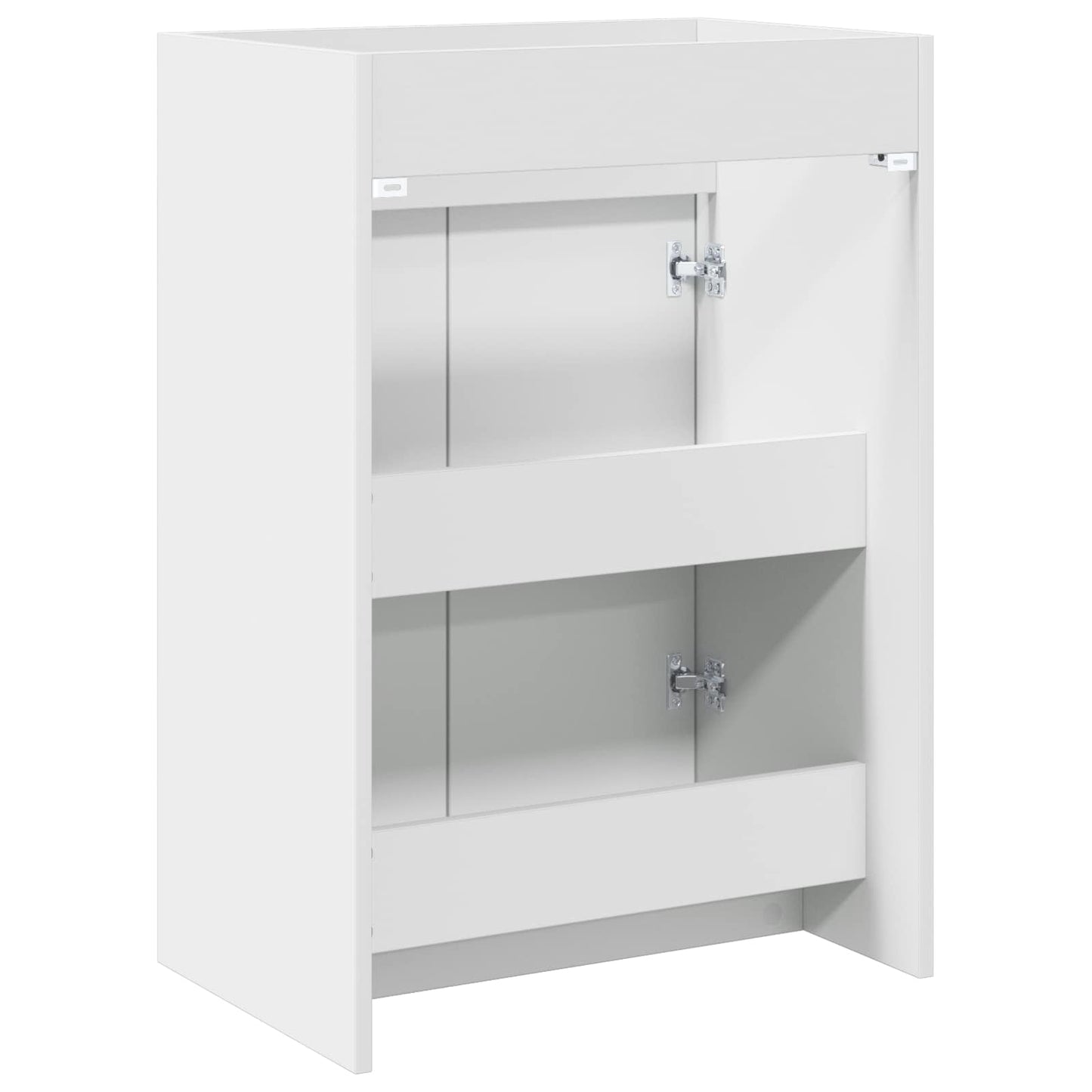 Badskapinet under vask Hvit 56 x 37,5 x 81 cm Konstruert tre